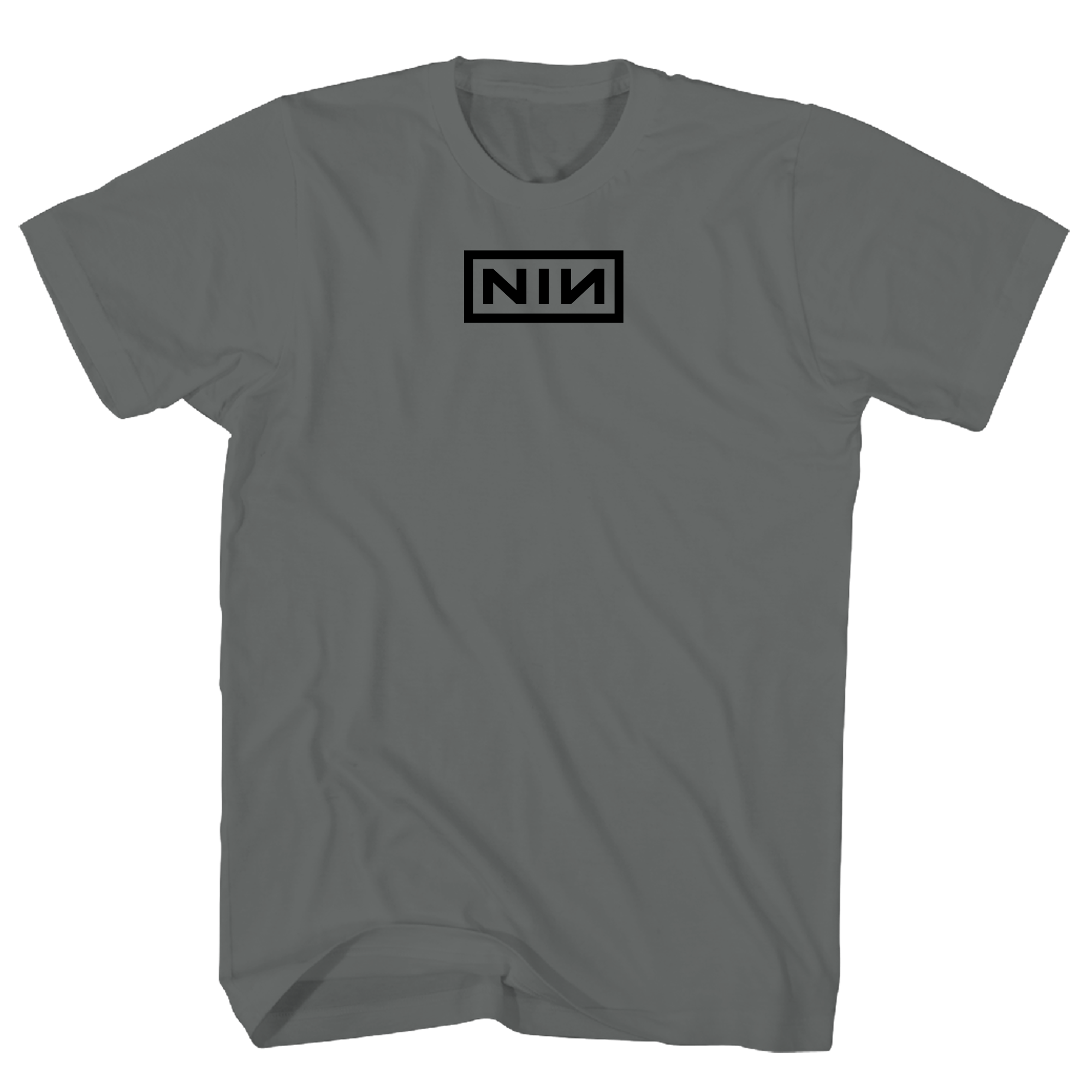 NINE INCH NAILS HIGH DENSITY LOGO CHARCOAL T-SHIRT