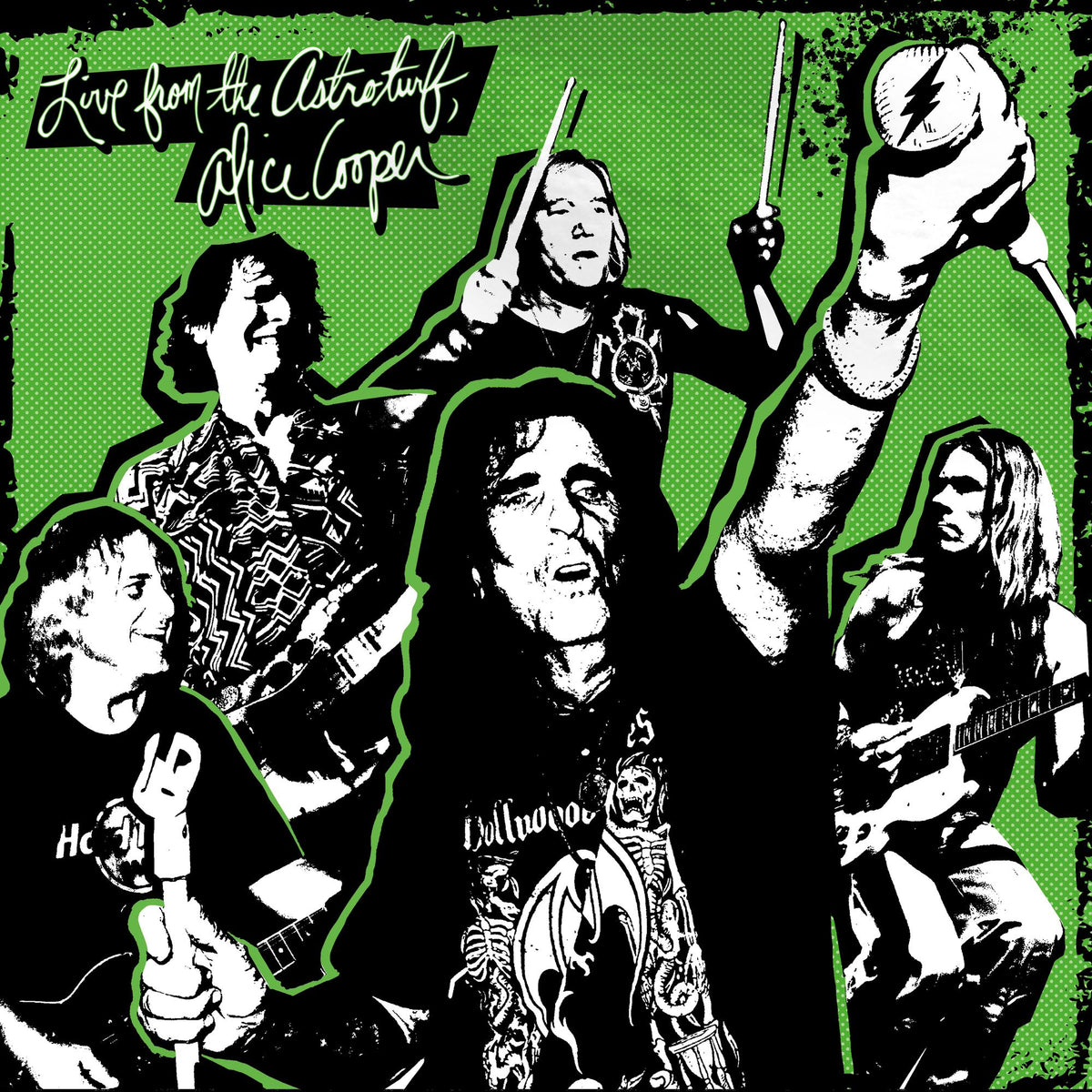 ALICE COOPER 'LIVE FROM THE ASTROTURF' LP + DVD (Limited & numbered Glow in the Dark Vinyl)