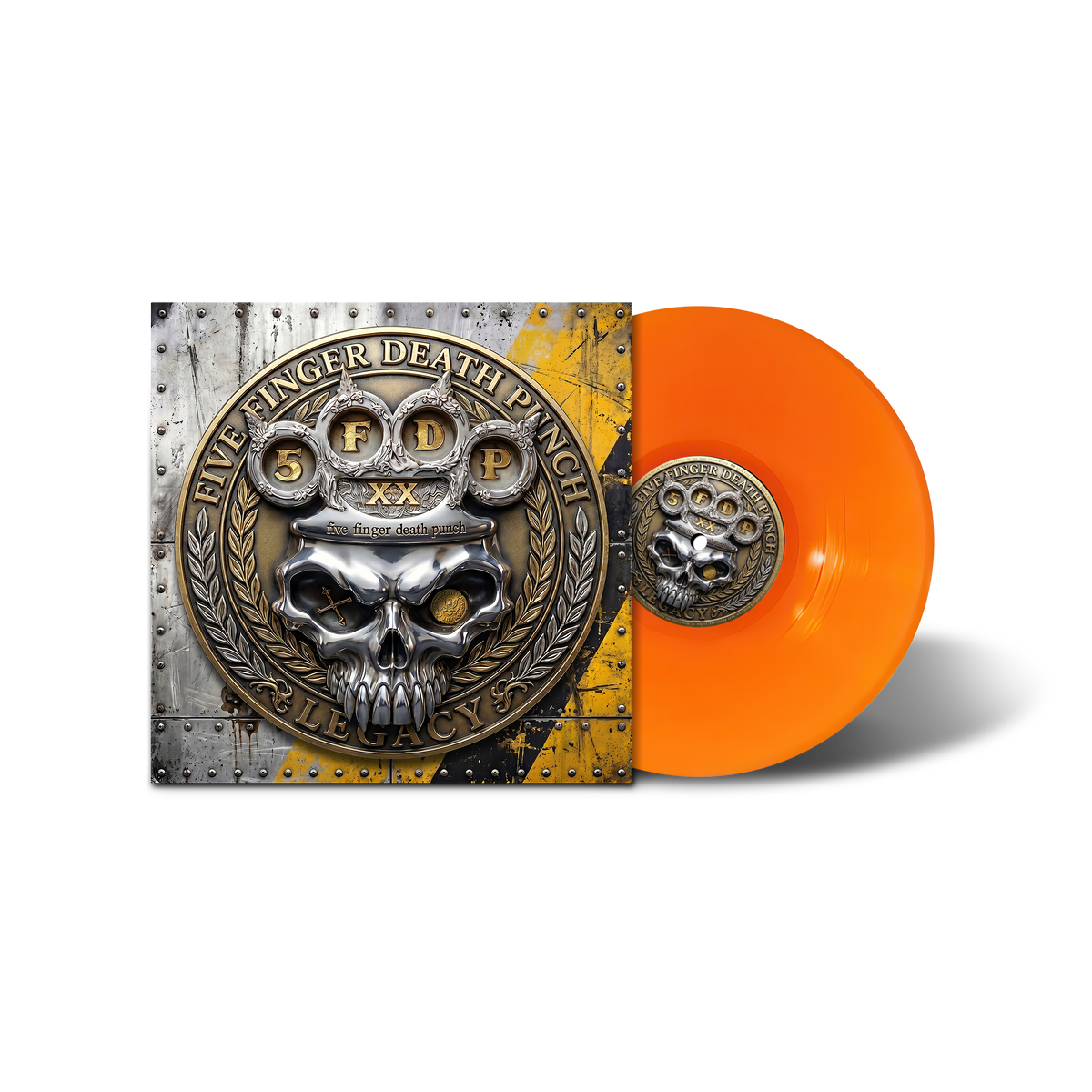 FIVE FINGER DEATH PUNCH 'LEGACY' LP (Exclusive ' Limited to 300, Orange Vinyl)