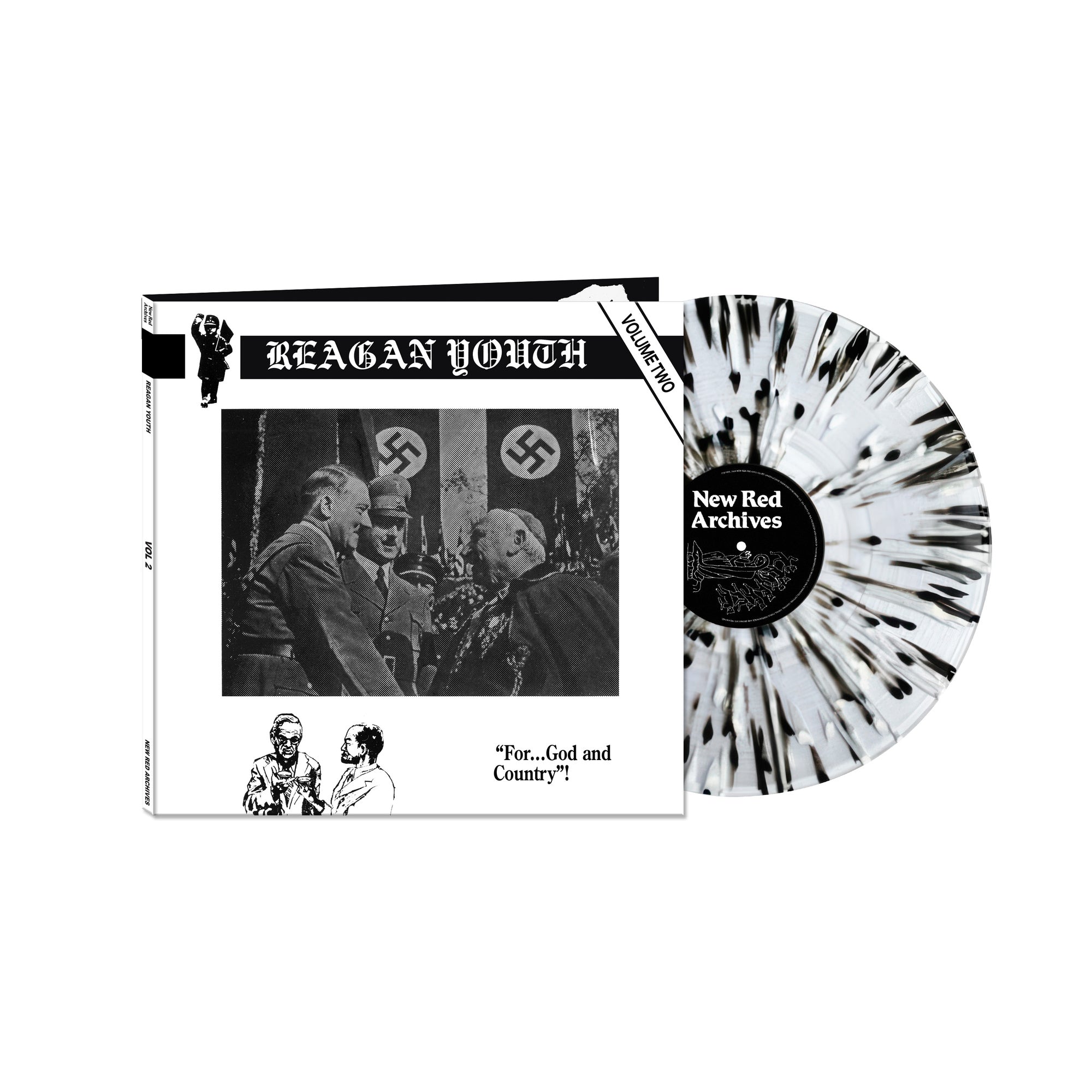 REAGAN YOUTH 'VOLUME TWO' LP (Limited, Black & White Splatter Vinyl)