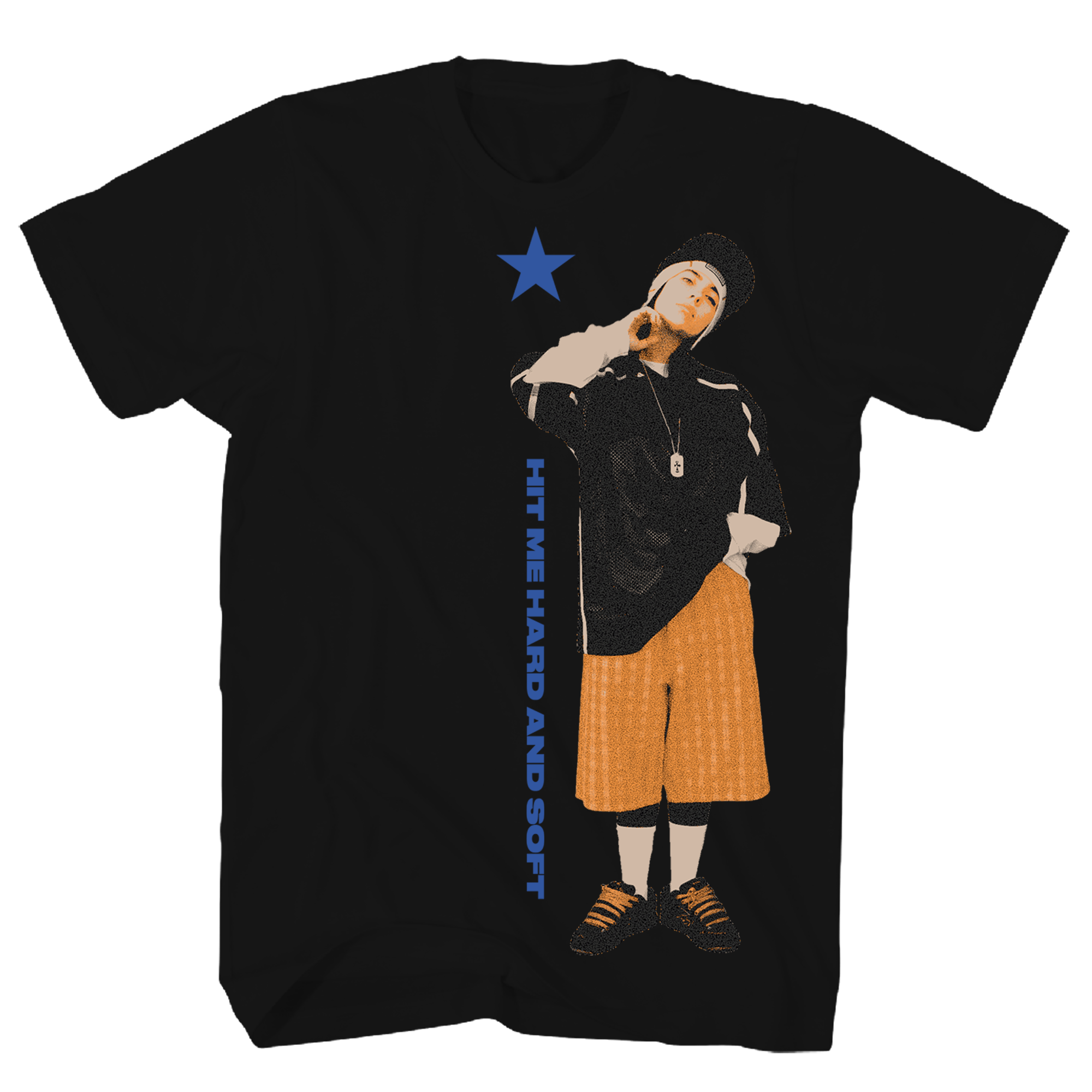 BILLIE EILISH HIT ME HARD AND SOFT RECYCLED ECOMAX BLACK T-SHIRT BILLIE EILISH HIT ME HARD AND SOFT RECYCLED ECOMAX BLACK T-SHIRT