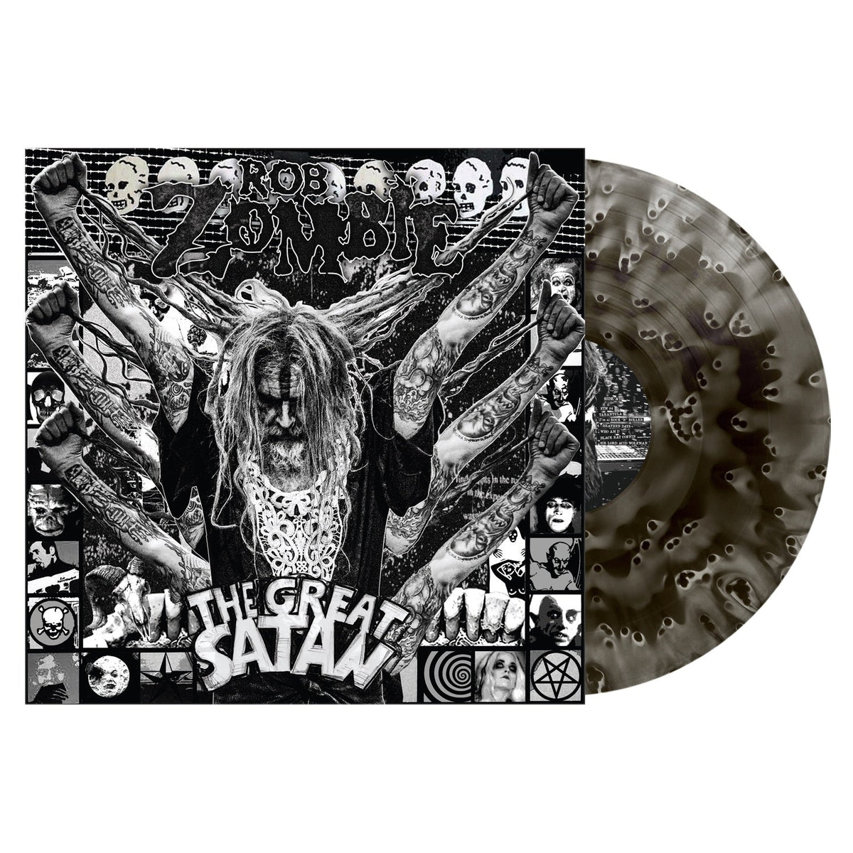 ROB ZOMBIE'THE GREAT SATAN' LP (Ghostly Black Vinyl)