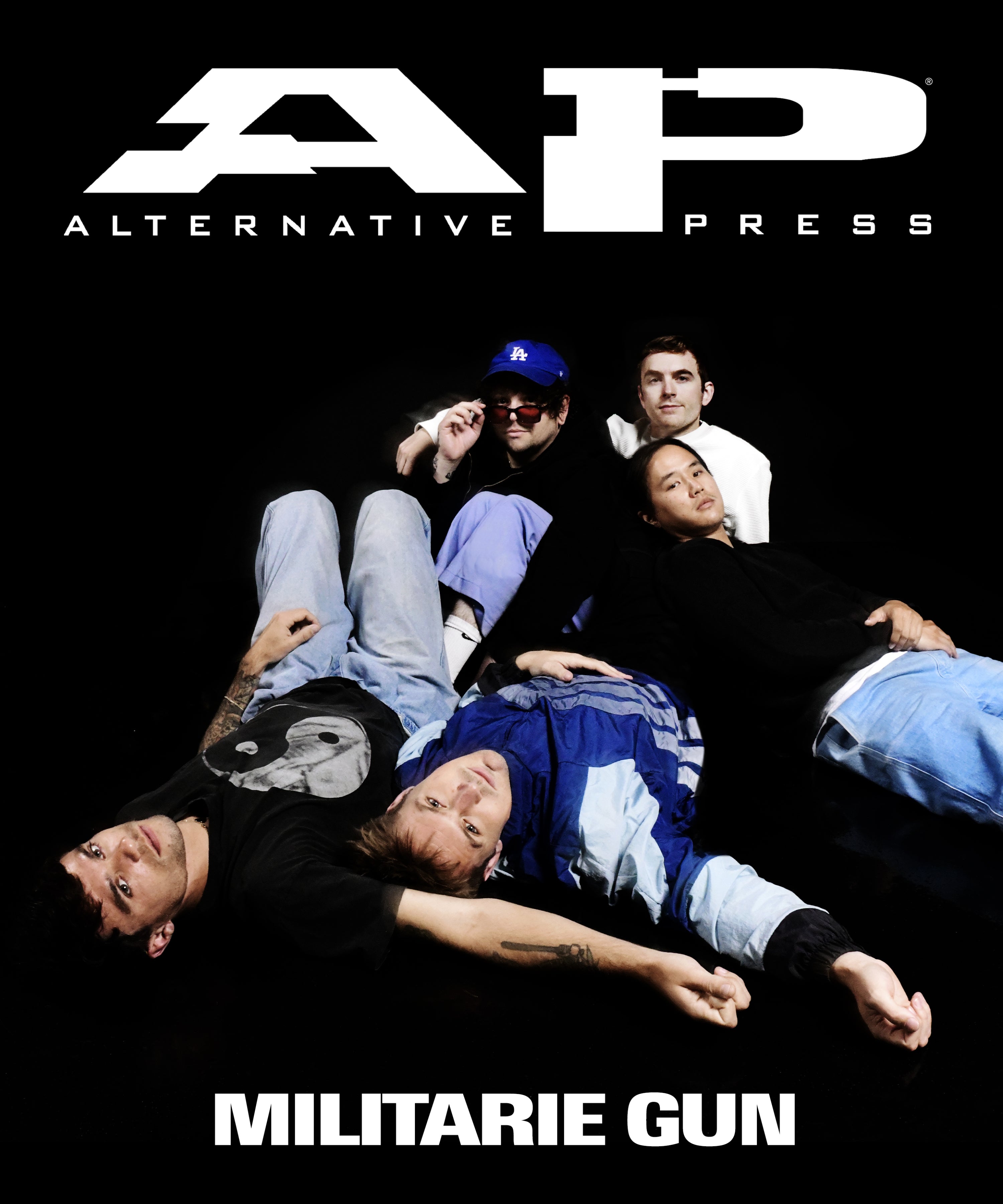 ALTERNATIVE PRESS WINTER 2023 ISSUE FEATURING MILITARIE GUN + 'MILITARE GUN' 7" (Limited Edition – Only 500 made, Blue Transparent vinyl)