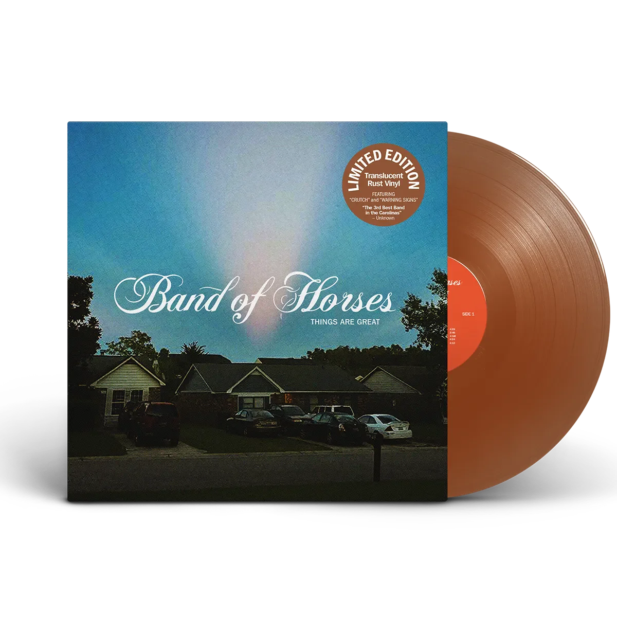 BAND OF HORSES 'THINGS ARE GREAT' LP (Translucent Rust Vinyl)