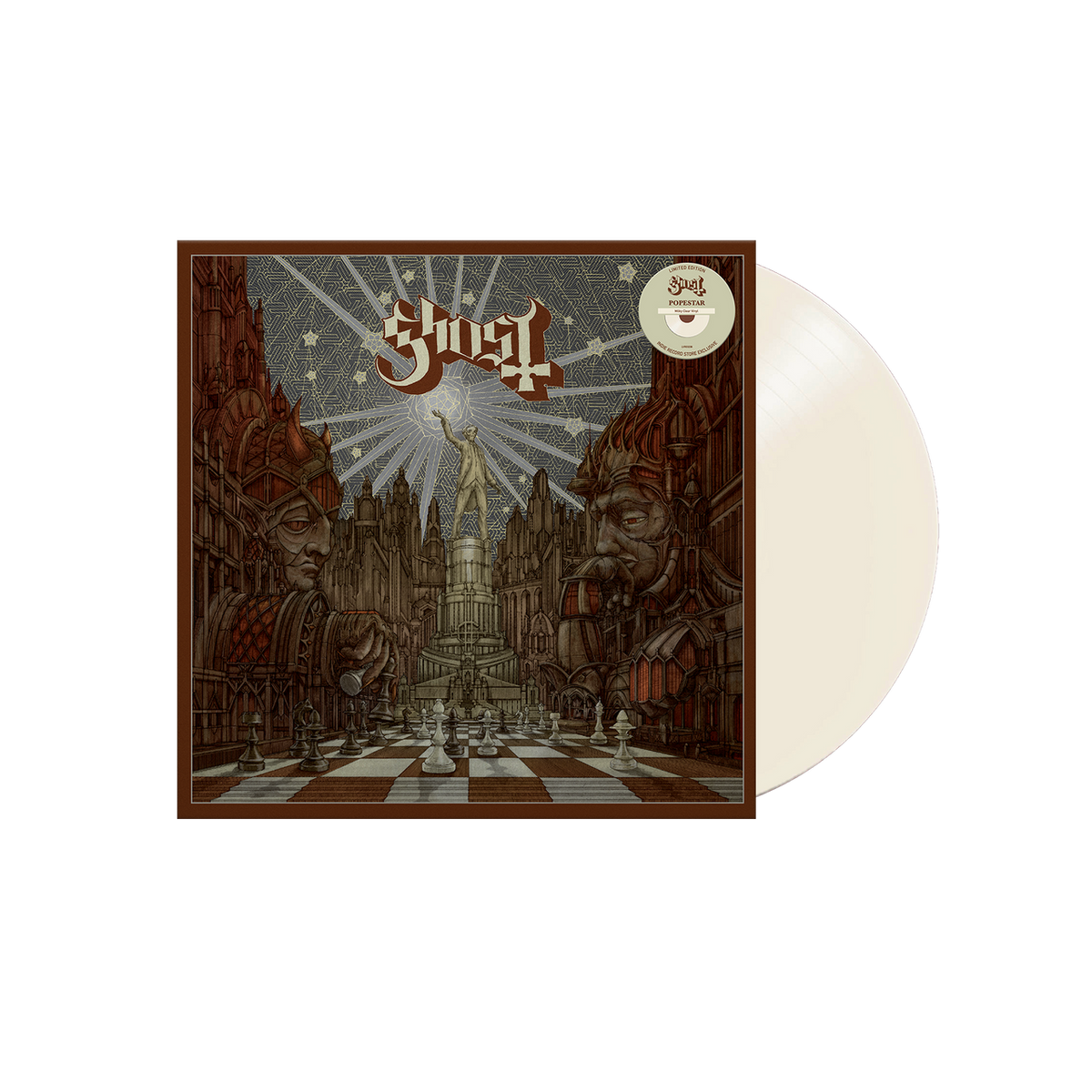 GHOST 'POPESTAR' 12" EP (Limited Edition, Milky Clear Vinyl)