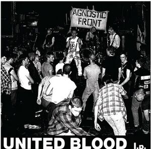 AGNOSTIC FRONT 'UNITED BLOOD' LP (Solid Red Vinyl)