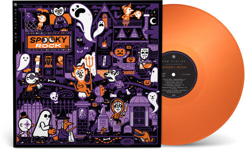 VARIOUS ARTISTS 'NOW PLAYING: SPOOKY ROCK' LP (Orange Vinyl)
