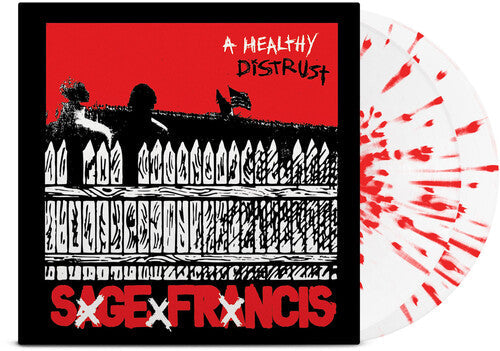 SAGE FRANCIS'A HEALTHY DISTRUST' 2LP (20th Anniversary, White w/Red Splatter Vinyl)