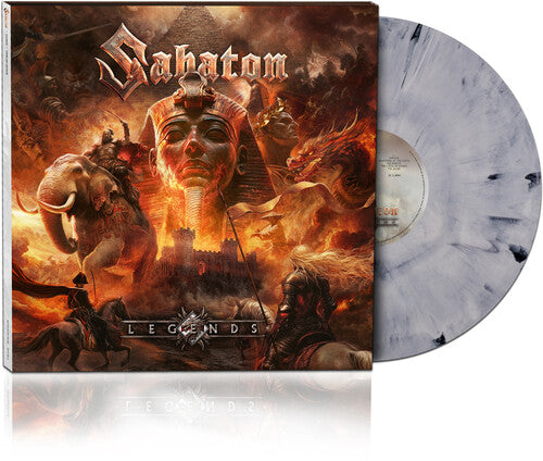 SABATON 'LEGENDS' LP - TEMPLARS EDITION - WHITE