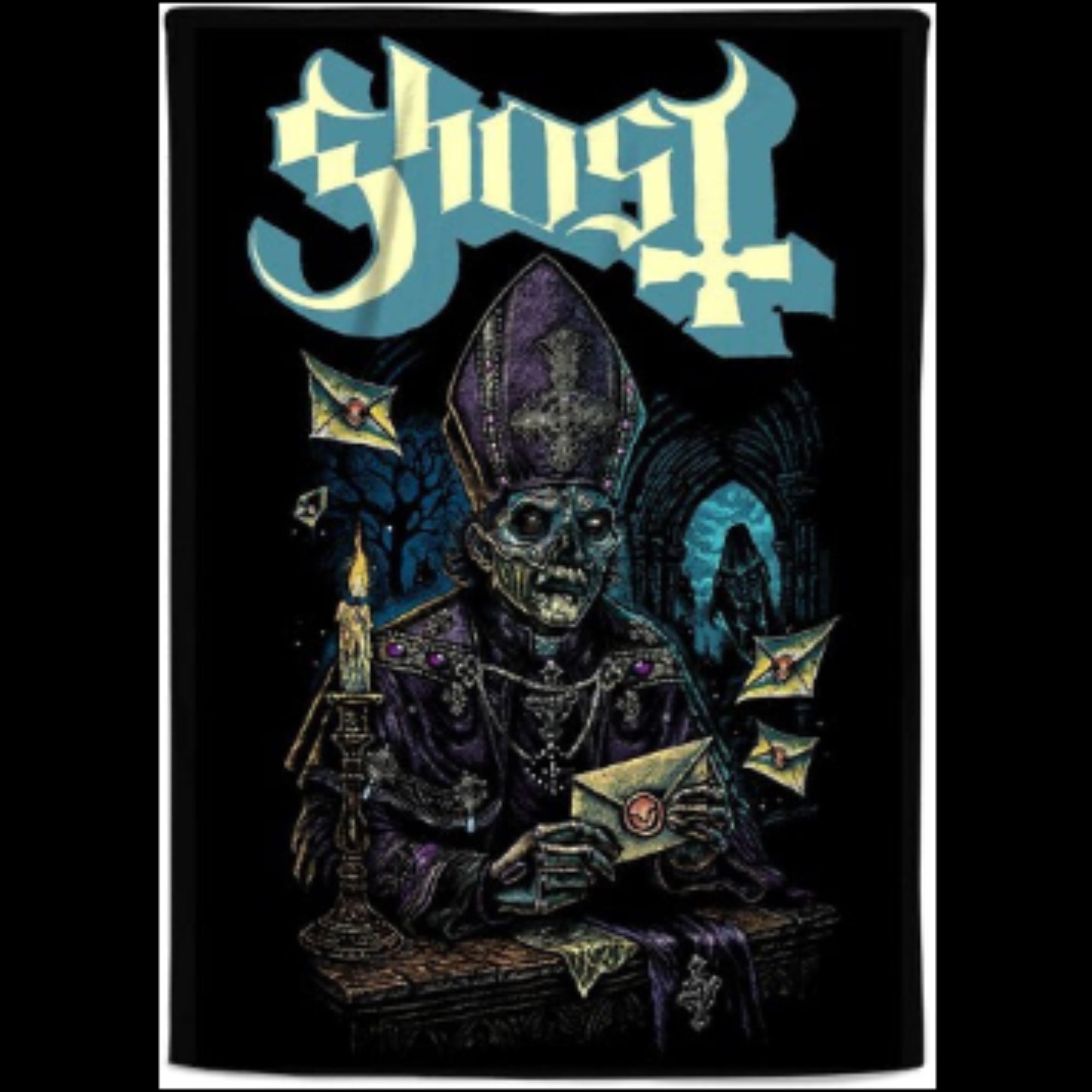 GHOST - SHERPA FLEECE BLANKET - 60"x80"