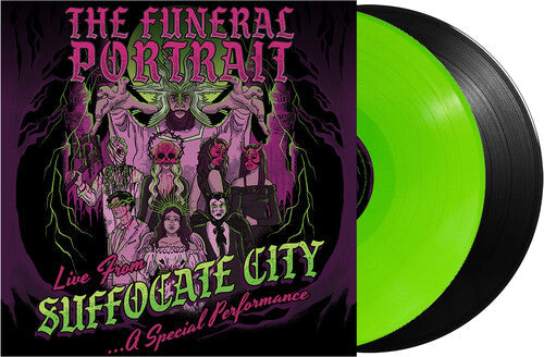 THE FUNERAL PORTRAIT 'LIVE FROM SUFFOCATE CITY' 2LP (Lime/Black Vinyl)