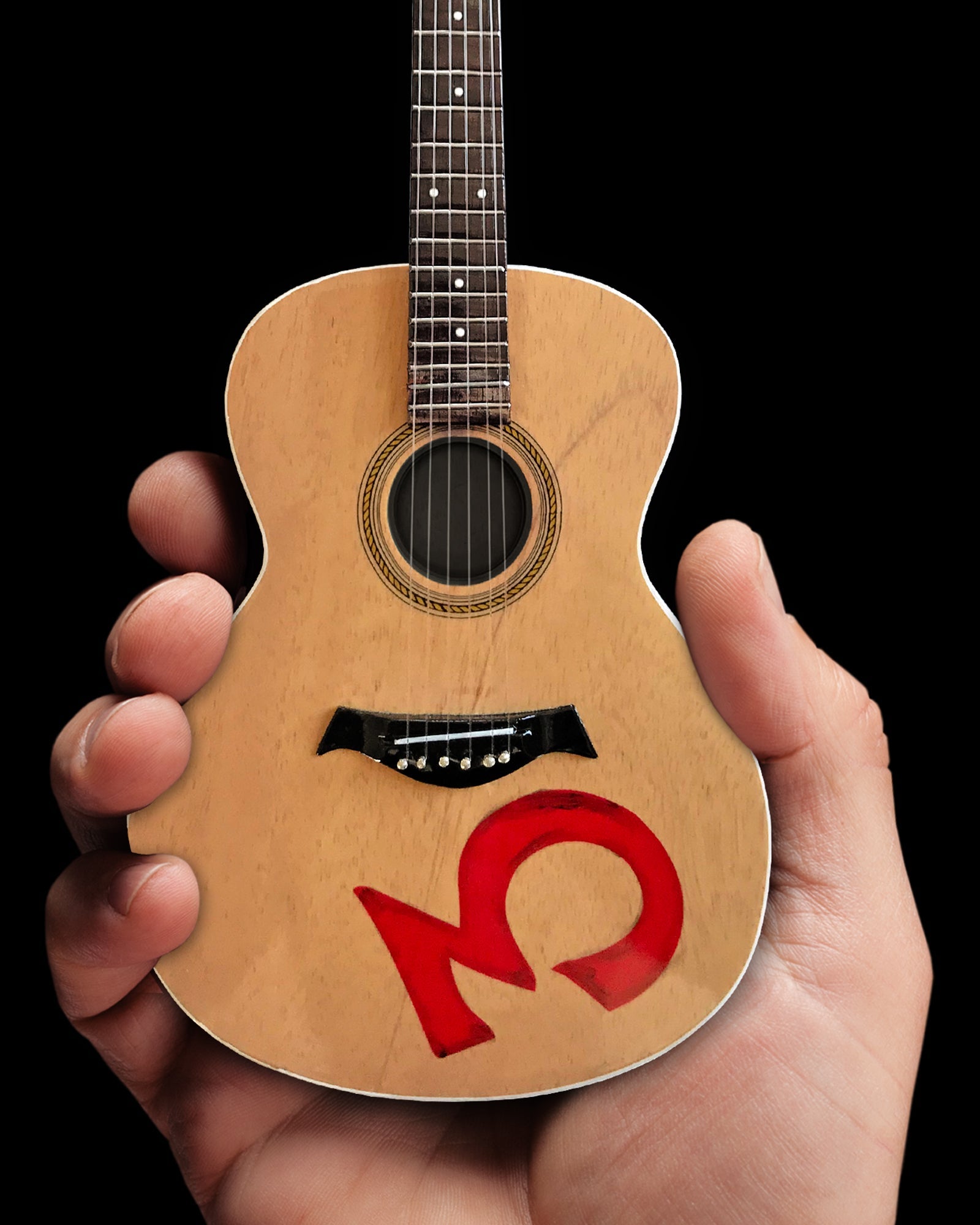 OFFICIALLY LICENSED THIRD EYE BLIND STEPHAN JENKINS MINIATURE ACOUSTIC GUITAR MODEL