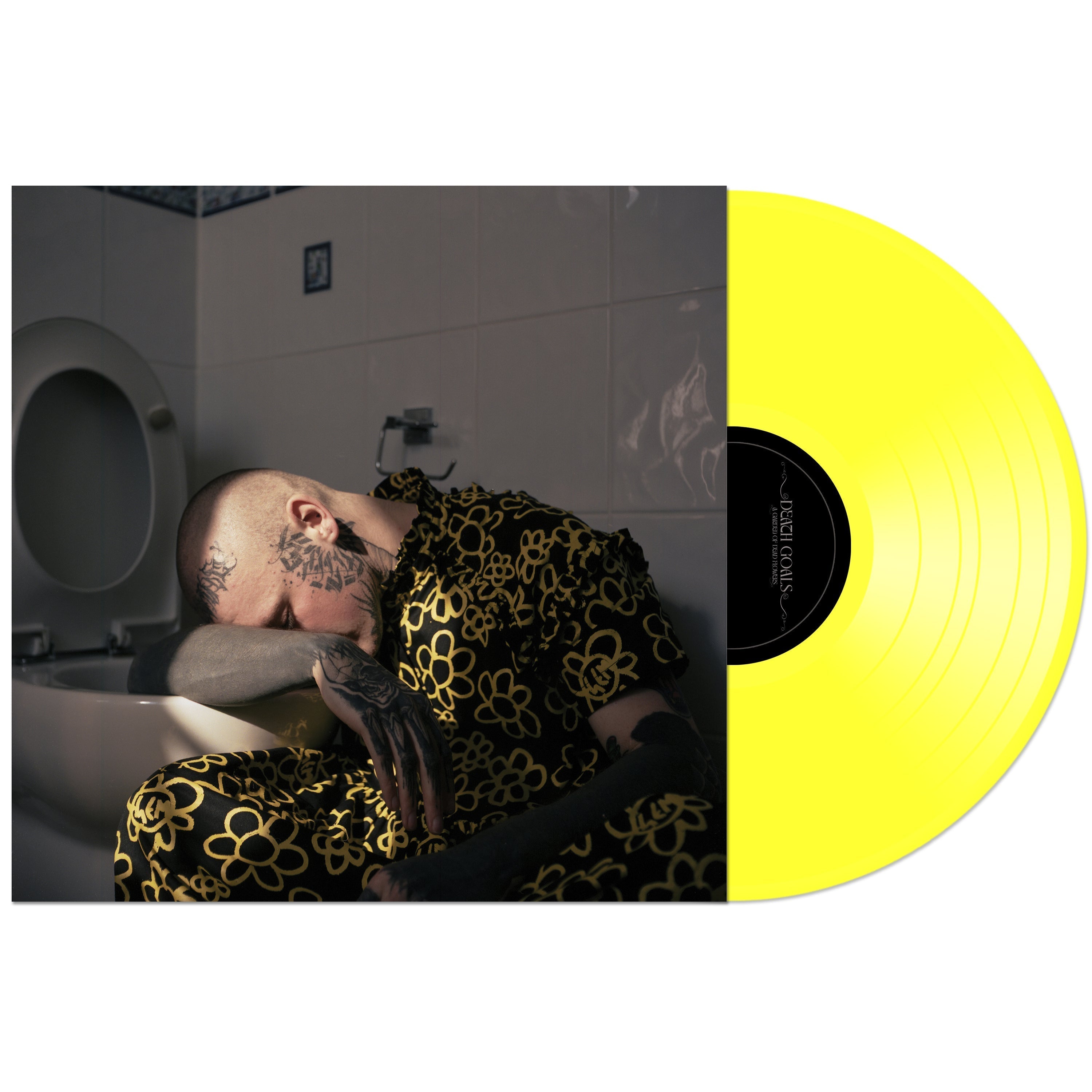 DEATH GOALS 'A GARDEN OF DEAD FLOWER' LP (Neon Yellow Vinyl)