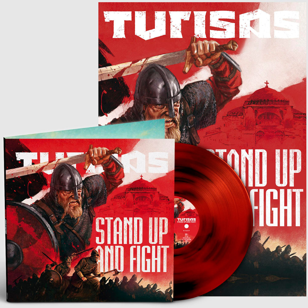 TURISAS 'STAND UP AND FIGHT' LP (Red Vinyl)