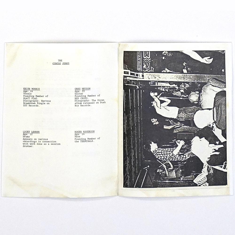 CIRCLE JERKS ‘GROUP SEX’ SPLATTER LP (40th anniversary edition w/ fanzine)