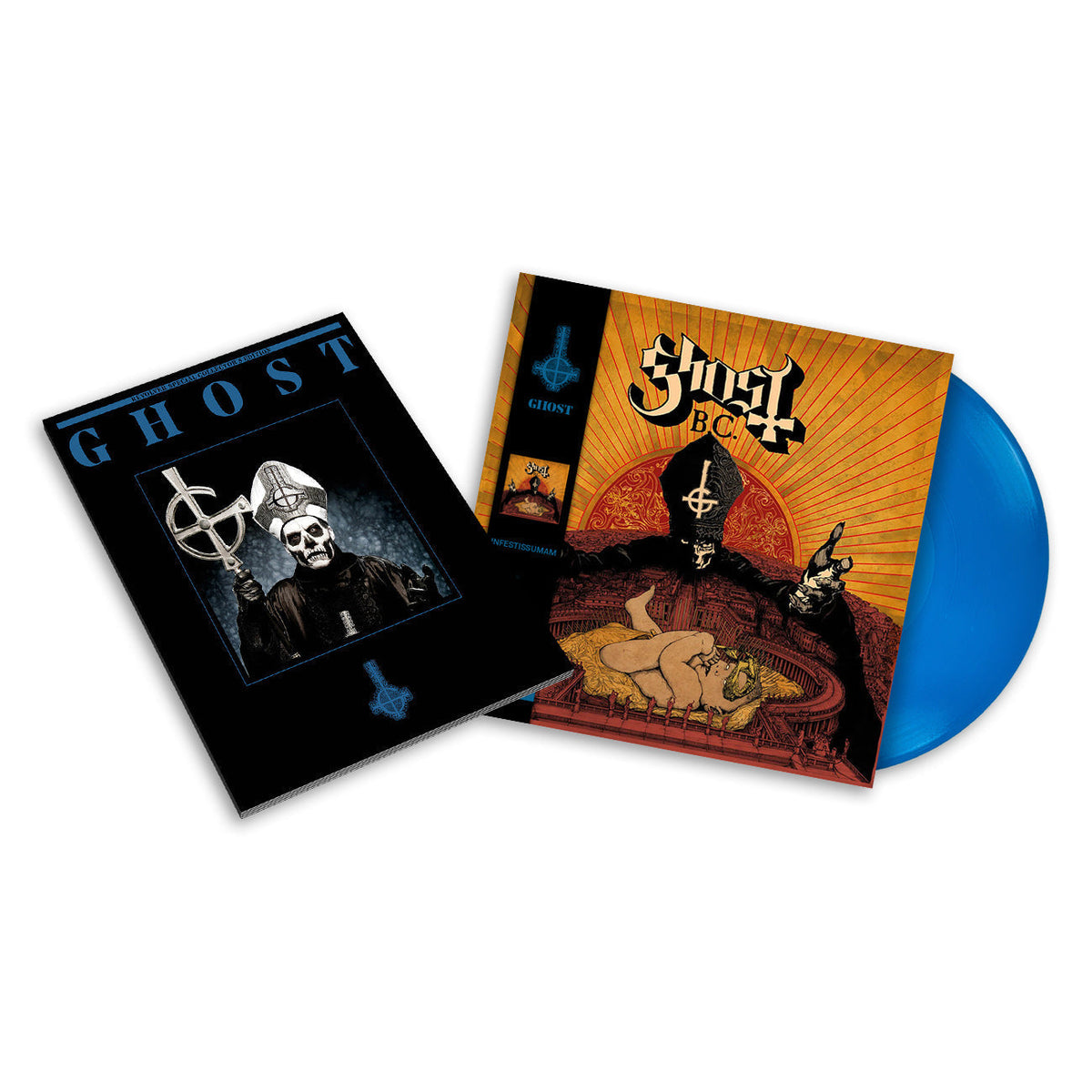 GHOST 'INFESTISSUMAM' ' AQUA BLUE LP + GHOST x REVOLVER SPECIAL COLLECTOR'S EDITION