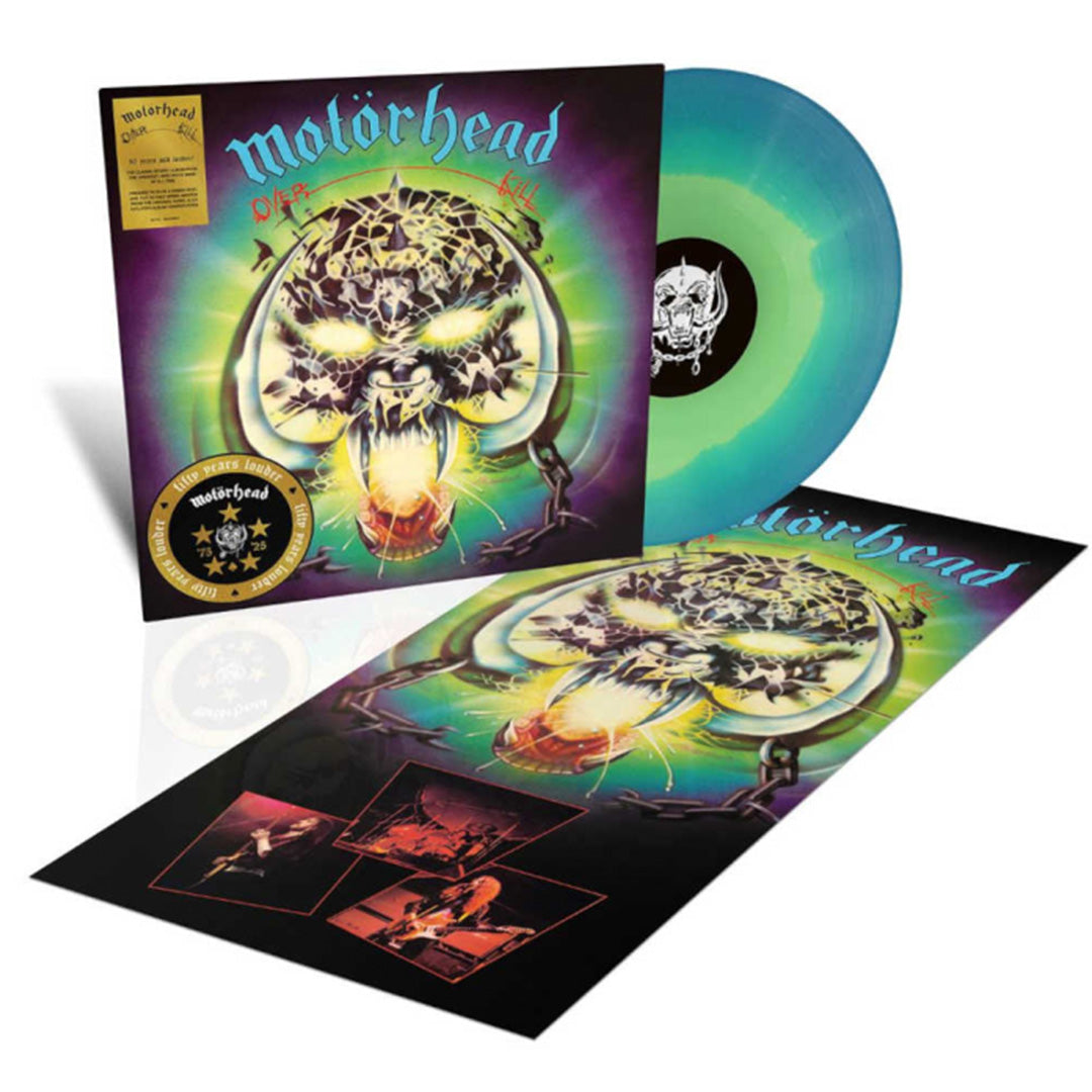 MOTÖRHEAD 'OVERKILL' LP (50th Anniversary Edition, Turquoise and Blue Splatter Vinyl)