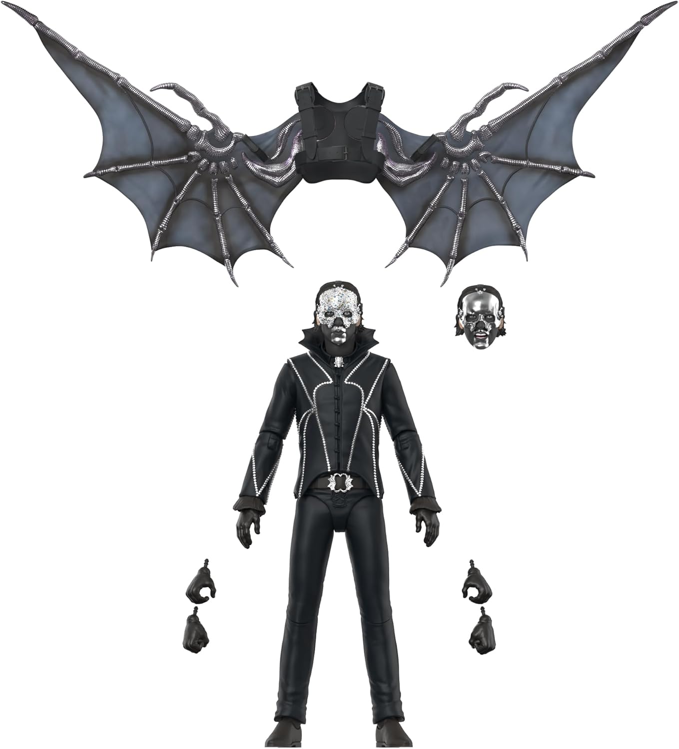 GHOST PAPA V PERPETUA (BAT WINGS) ULTIMATES! FIGURE w/Revolver Alternate Bat Cover Issue