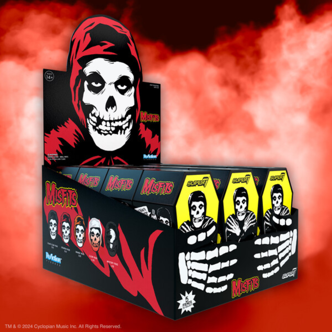 MISFITS BLIND BOX REACTION FIGURES (BOX OF 12 w/COMPLETE SET) MISFITS BLIND BOX REACTION FIGURES (BOX OF 12 w/COMPLETE SET)