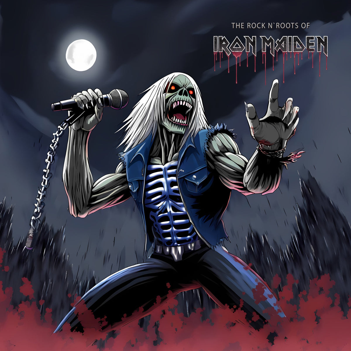 IRON MAIDEN 'THE ROCK N' ROOTS OF IRON MAIDEN' LP (Limited Edition)