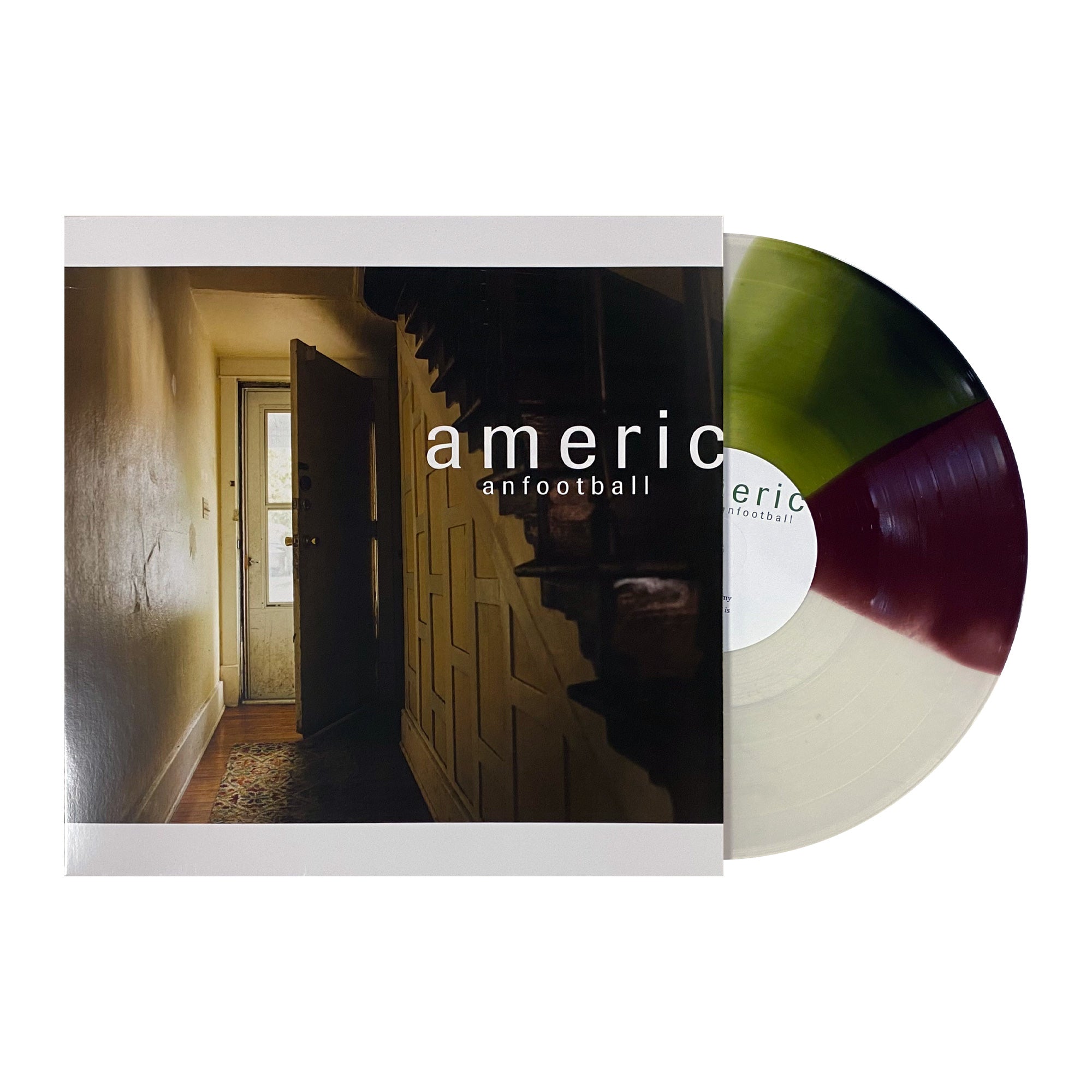 AMERICAN FOOTBALL ‘LP2’ LP (Limited Edition – Only 200 Made, Olive, Cloudy Clear, and Brown Twister Vinyl)