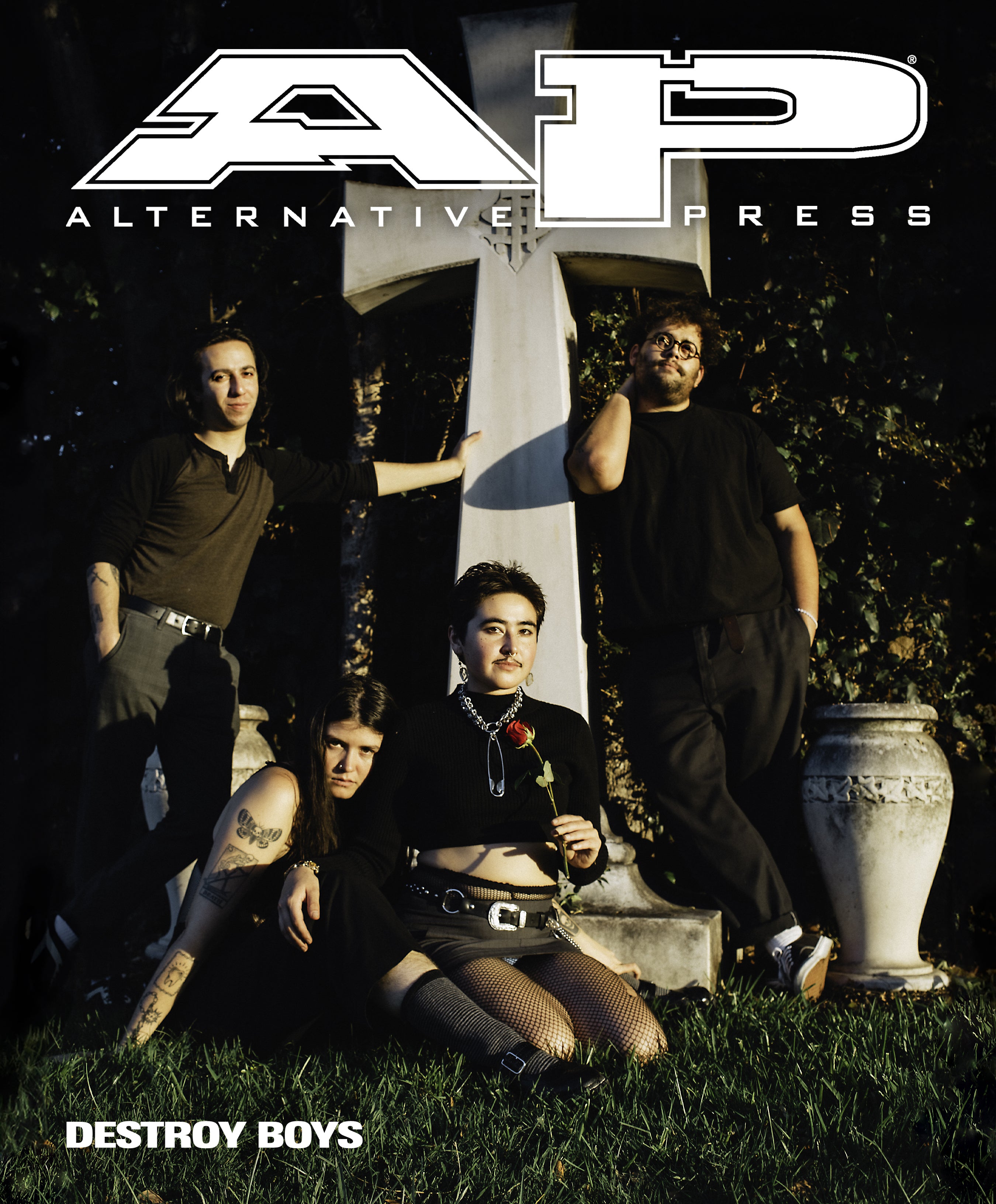 ALTERNATIVE PRESS FALL 2024 ISSUE FEATURING DESTROY BOYS + ‘FUNERAL SOUNDTRACK #4’ LP (Limited Edition – Only 500 Made, Red & Gold Split Vinyl)