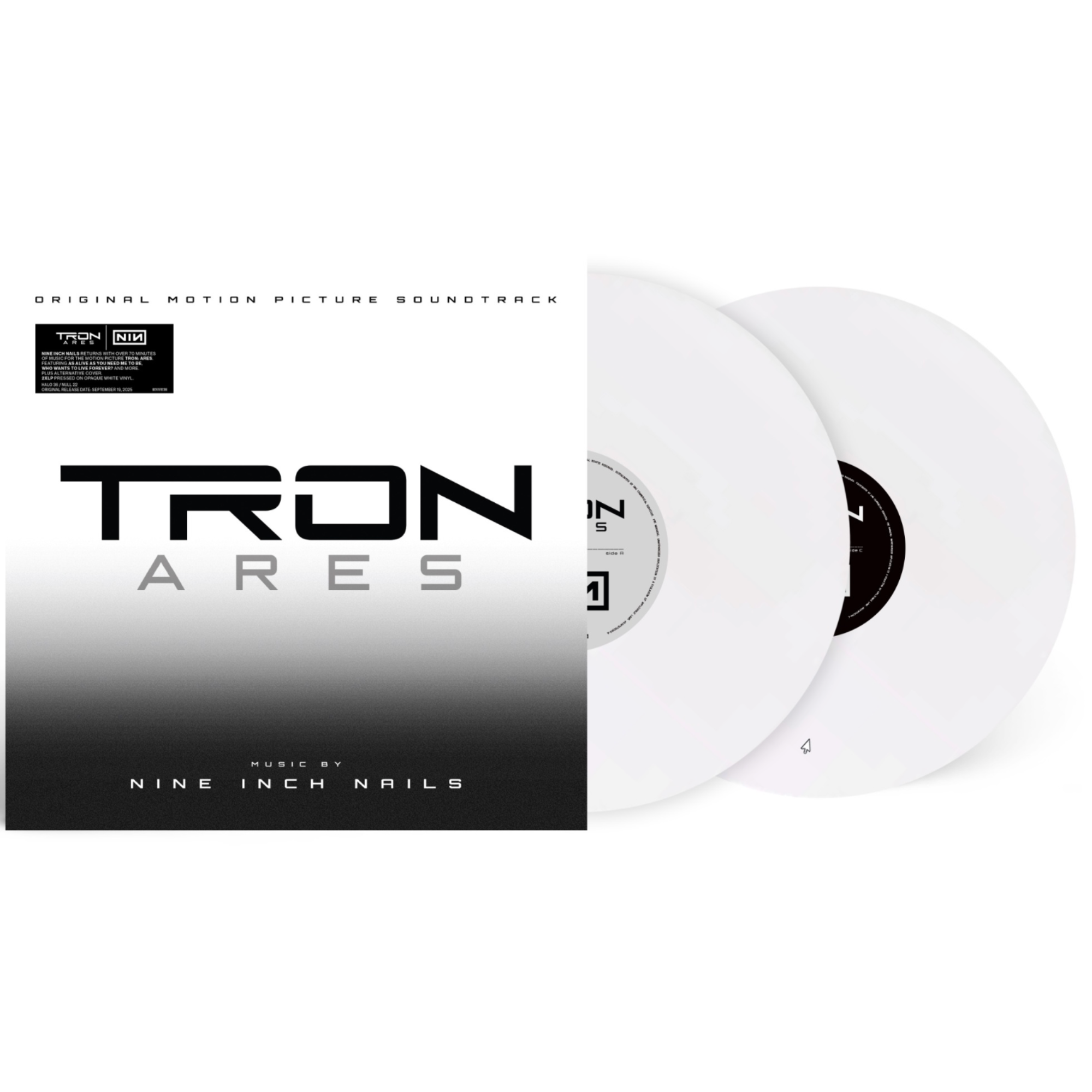 NINE INCH NAILS 'TRON: ARES (Soundtrack)' 2LP (White Vinyl)