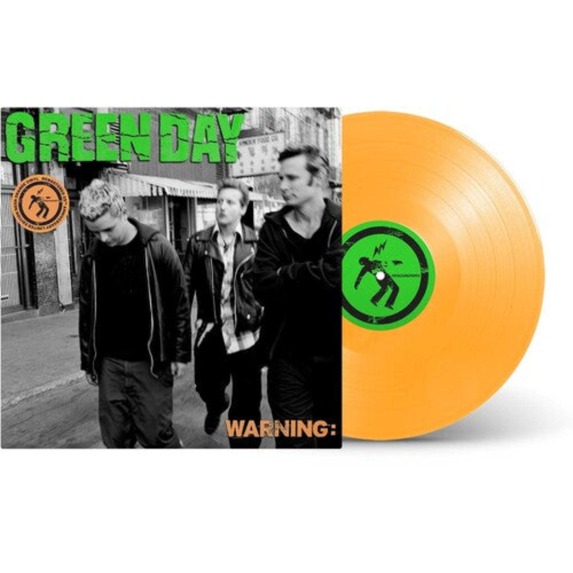 GREEN DAY 'WARNING' LP (25th Anniversary Edition, Orange Vinyl)