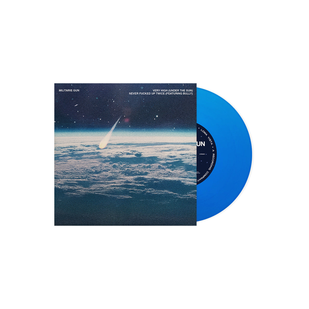 ALTERNATIVE PRESS WINTER 2023 ISSUE FEATURING MILITARIE GUN + 'MILITARE GUN' 7" (Limited Edition – Only 500 made, Blue Transparent vinyl)