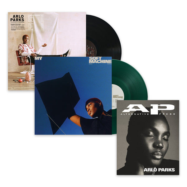 ALTERNATIVE PRESS WINTER 2023 ISSUE FEATURING ARLO PARKS WITH 2 ARLO PARKS VINYL LPs