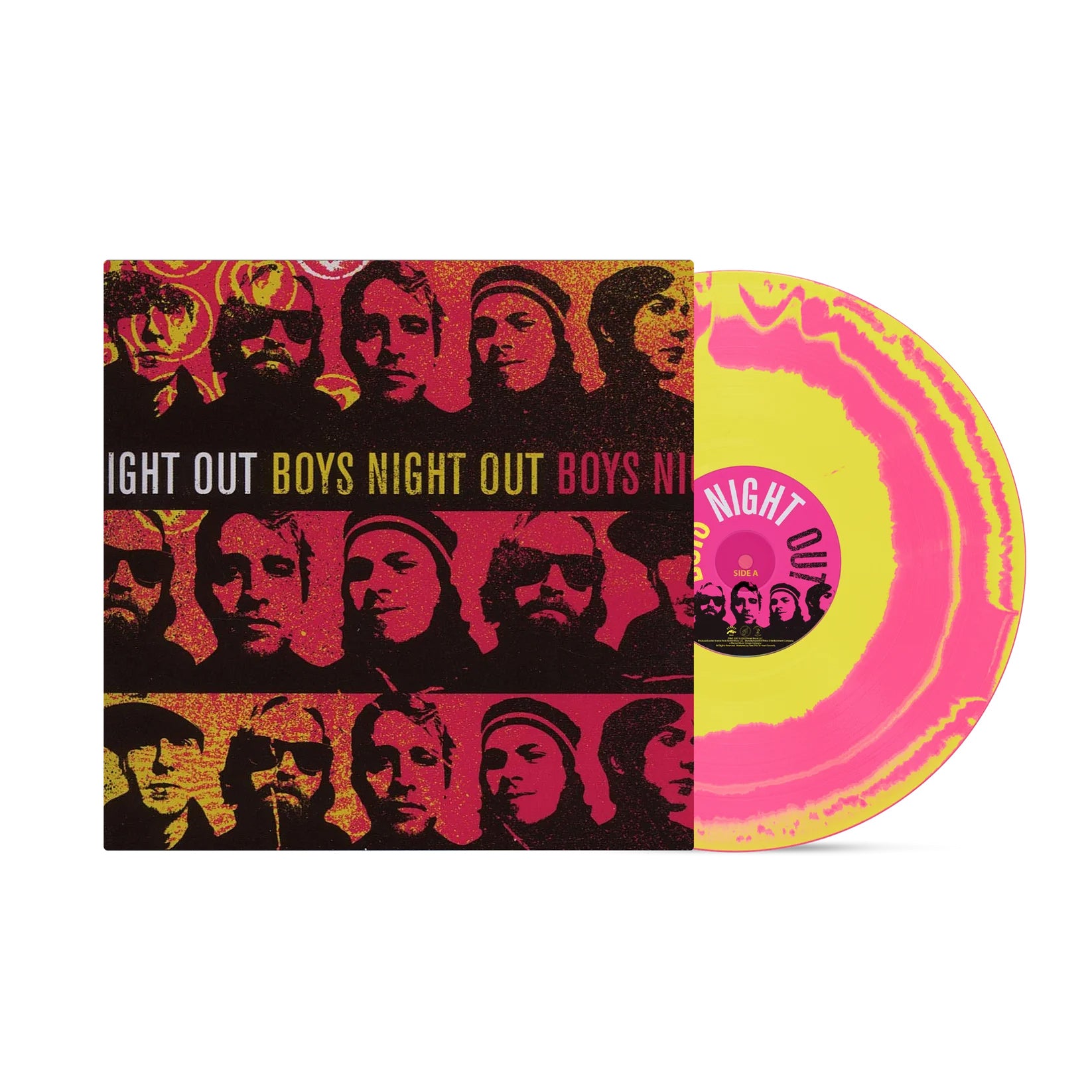 BOYS NIGHT OUT 'SELF-TITLED' LP (Hot Pink & Canary Yellow Vinyl)