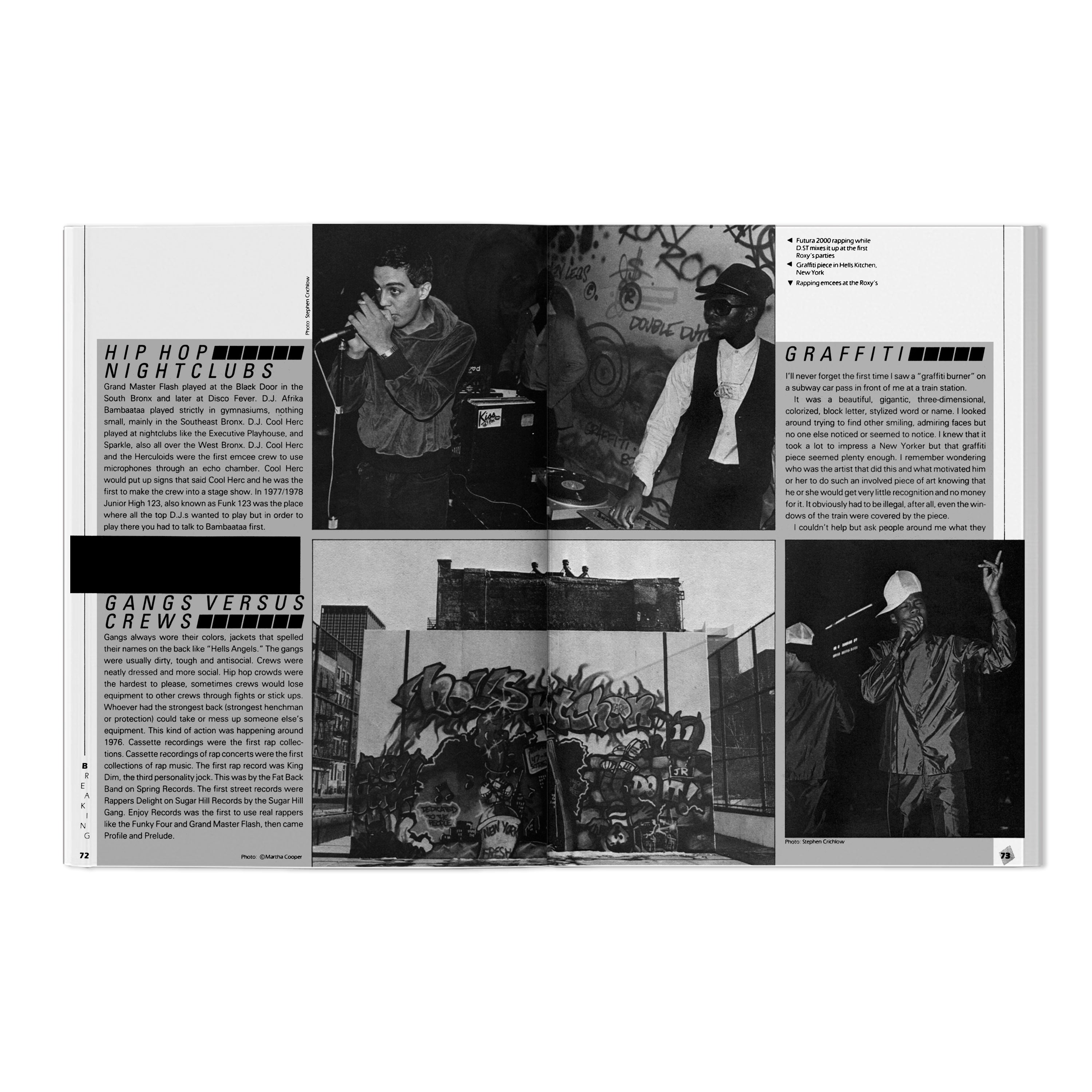 MICHAEL HOLMAN “BREAKING AND THE NEW YORK CITY BREAKERS” BOOK