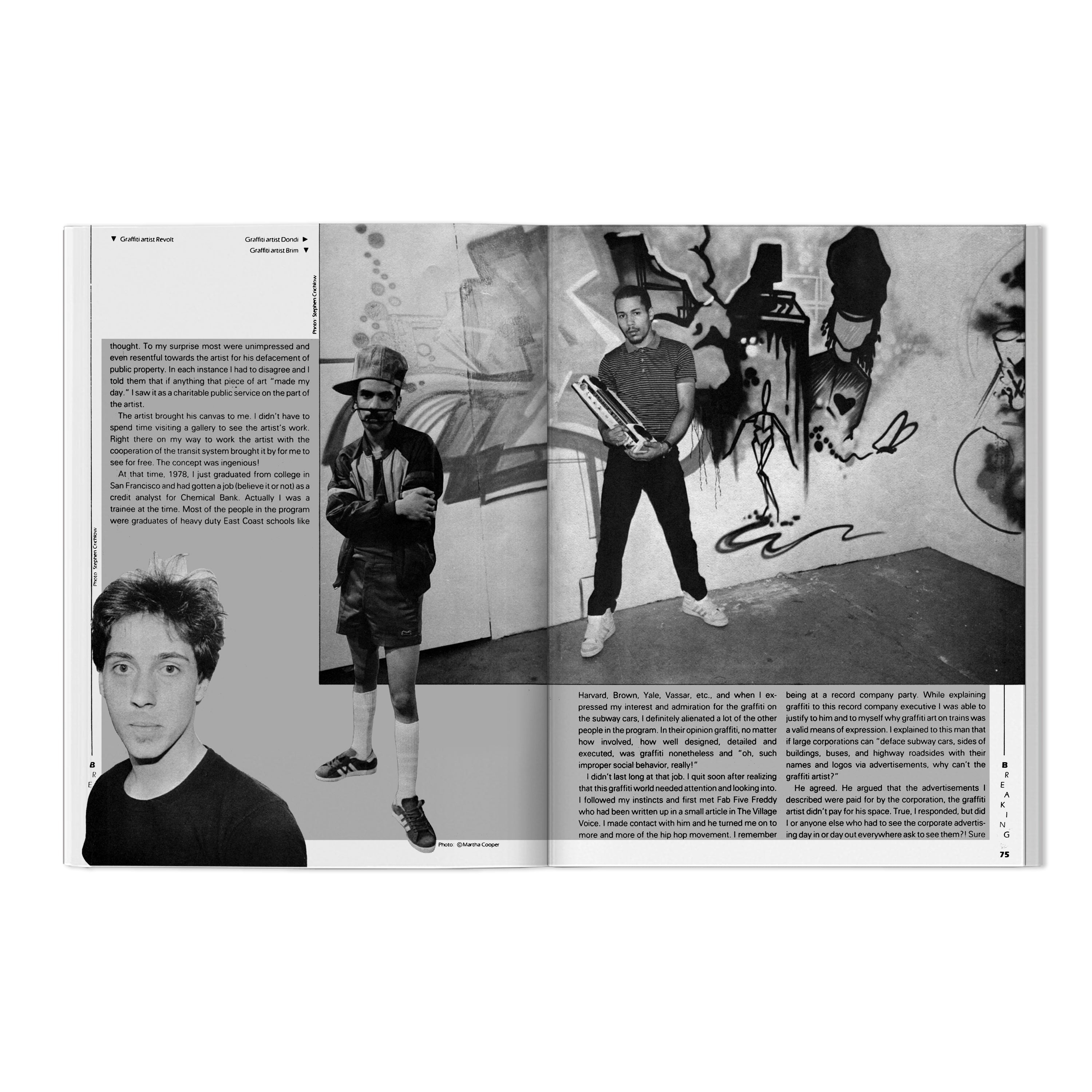 MICHAEL HOLMAN “BREAKING AND THE NEW YORK CITY BREAKERS” BOOK
