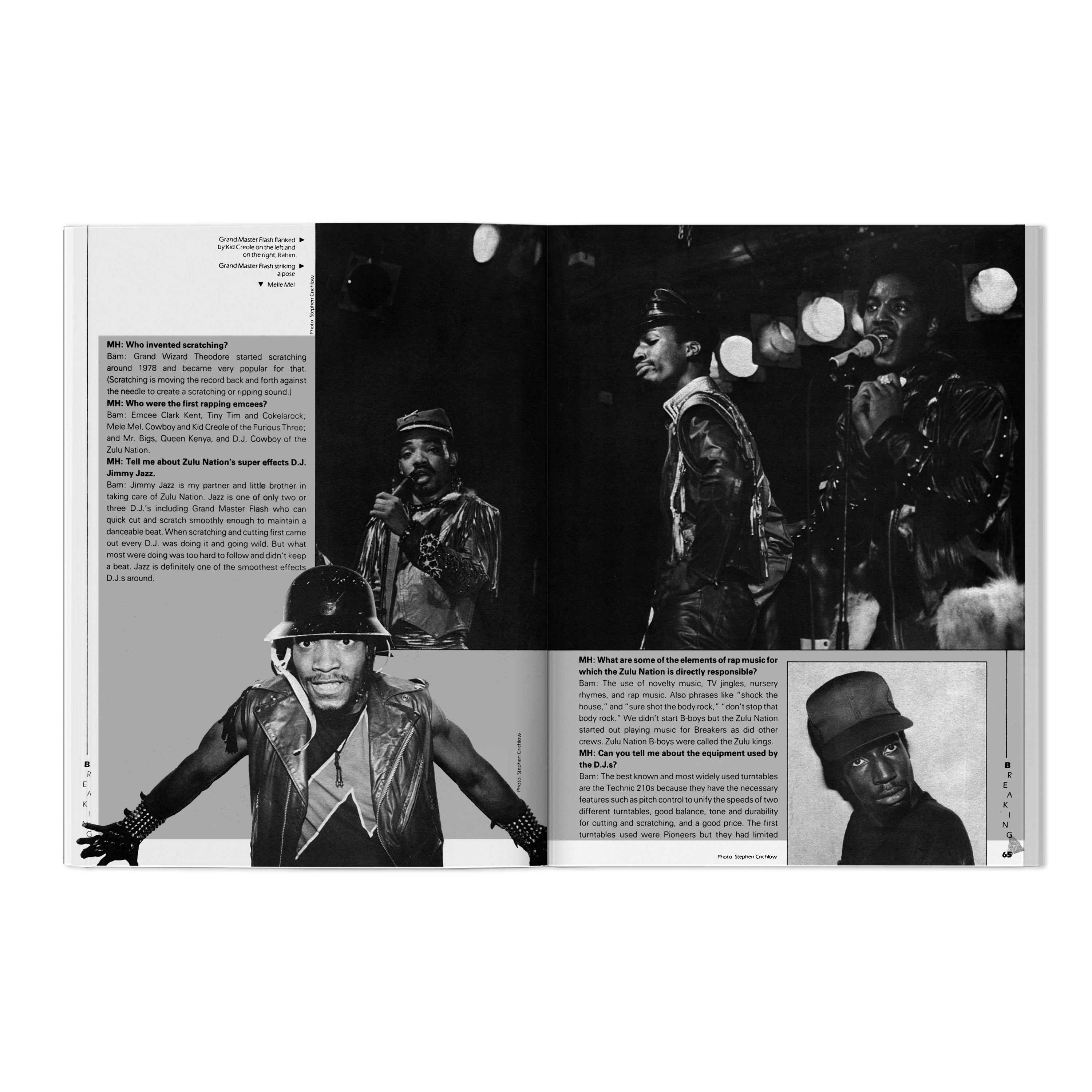 MICHAEL HOLMAN “BREAKING AND THE NEW YORK CITY BREAKERS” BOOK