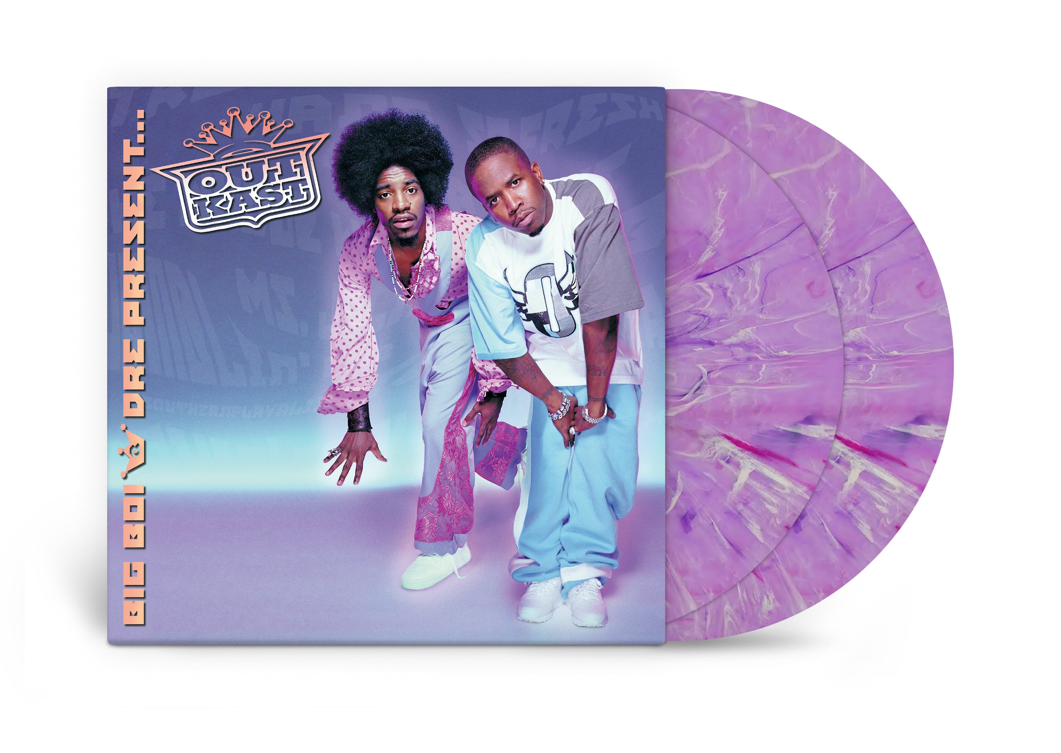 OUTKAST 'BIG BOI & DRE PRESENT...OUTKAST' 2LP (Marbled Purple Vinyl)