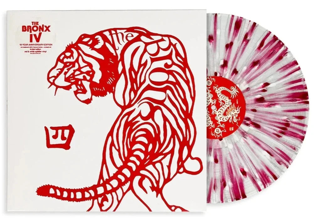 THE BRONX IV LP (Limited Edition' Only 500 Made, Clear w/ Red & White Splatter Vinyl)