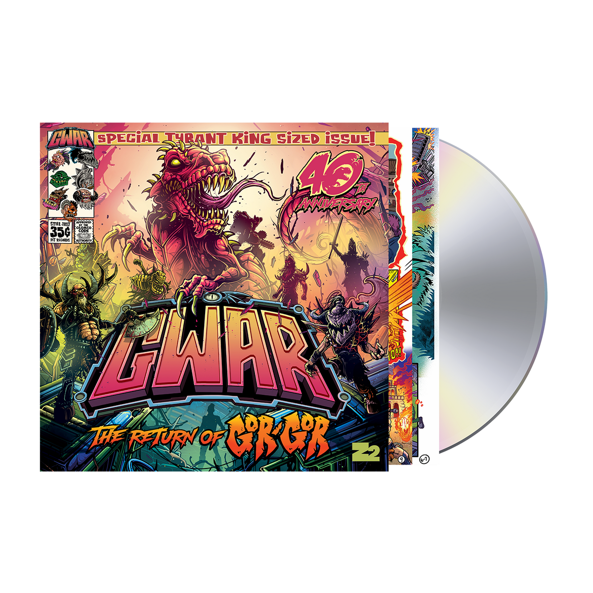 GWAR 'THE RETURN OF GOR GOR' CD