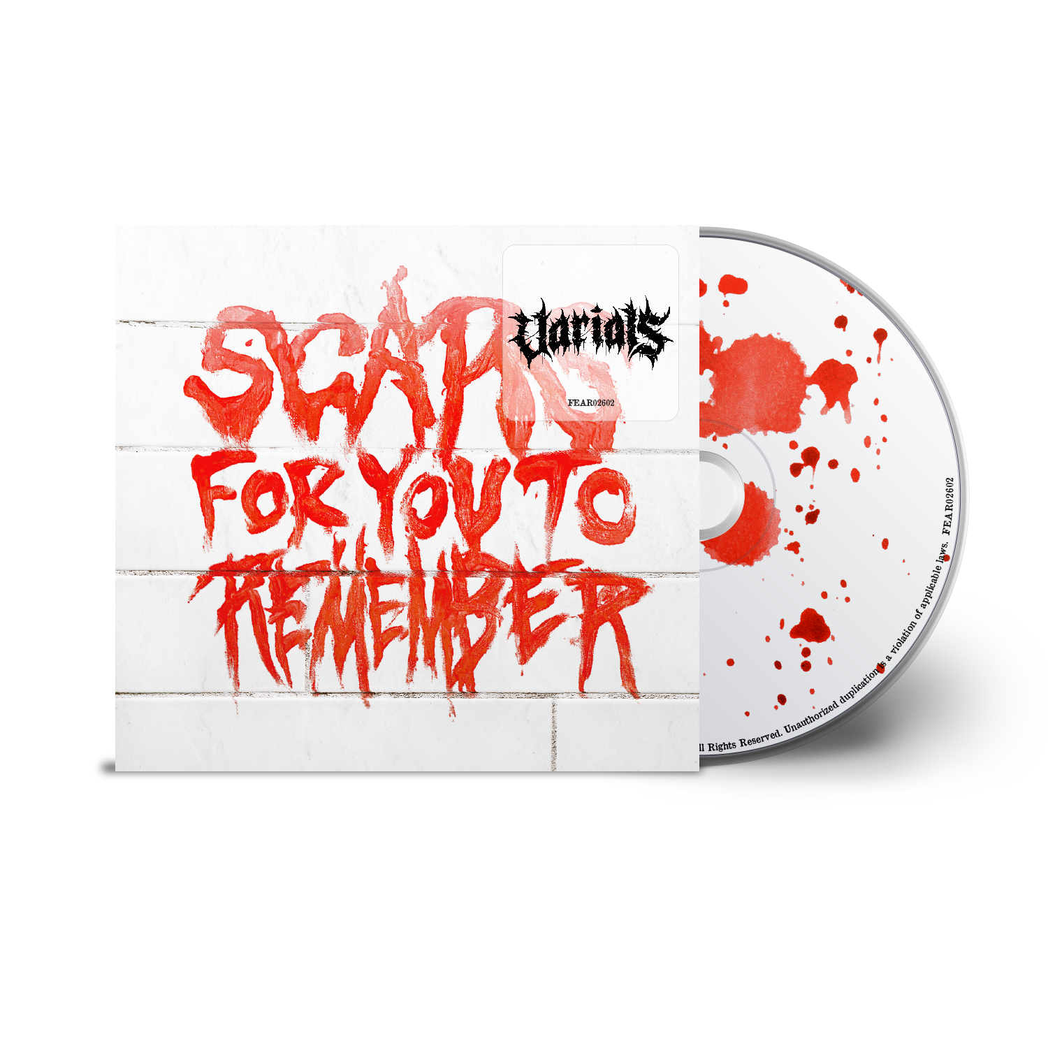 VARIALS 'SCARS FOR YOU TO REMEMBER' CD