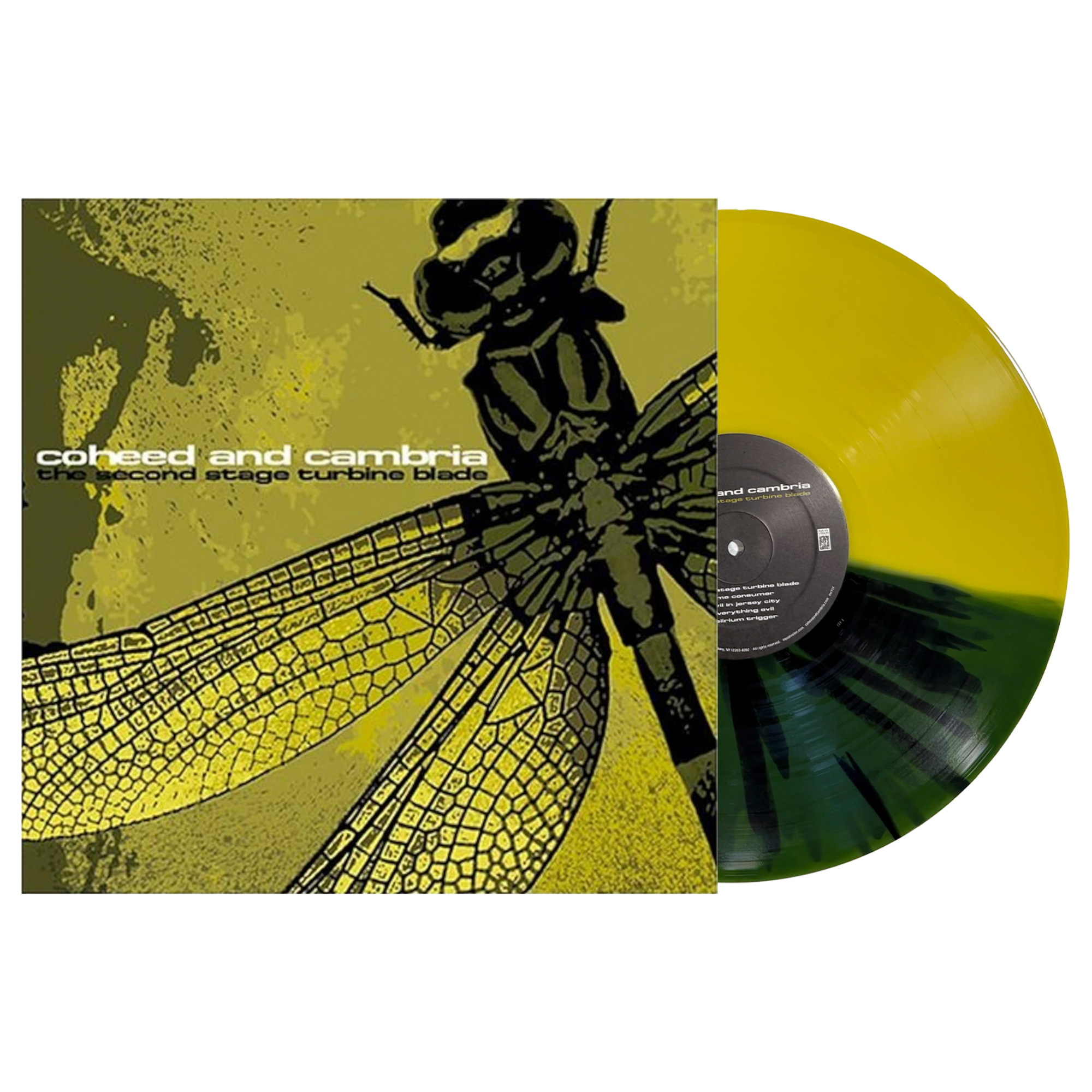 COHEED AND CAMBRIA ‘THE SECOND STAGE TURBINE BLADE’ LP (Exclusive, Limited to 1000, Half Yellow/Half Green Camo w/ Black Splatter Vinyl)