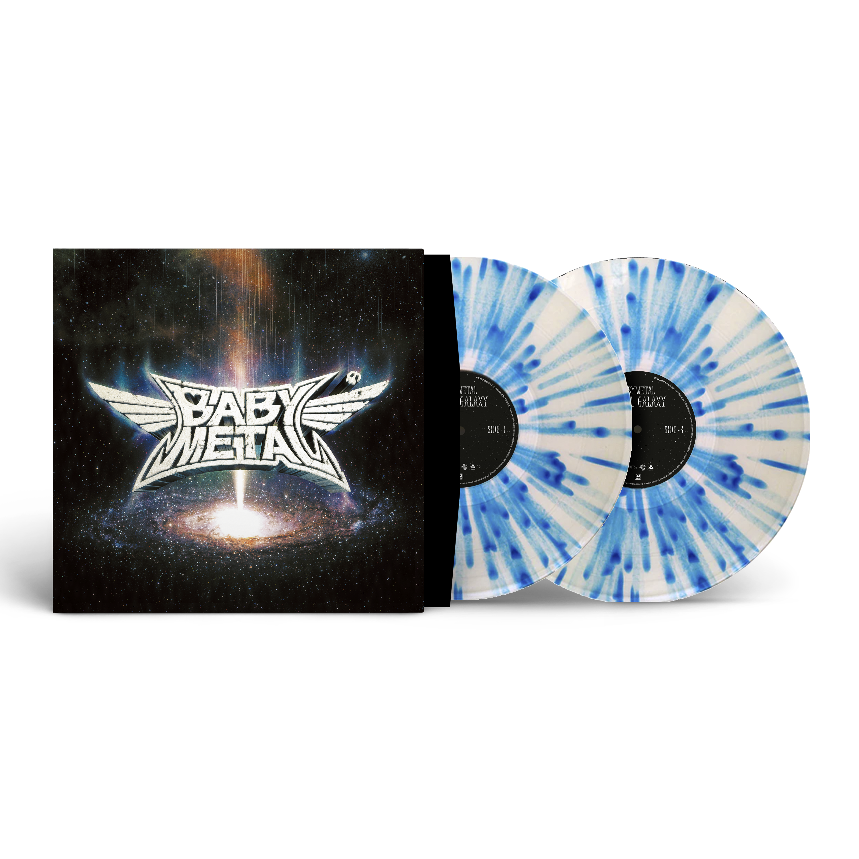 BABYL The One Resistance Galaxy ベビメタ BABYMETAL 'METAL GALAXY' 2LP (White & Blue Splatter Vinyl)
