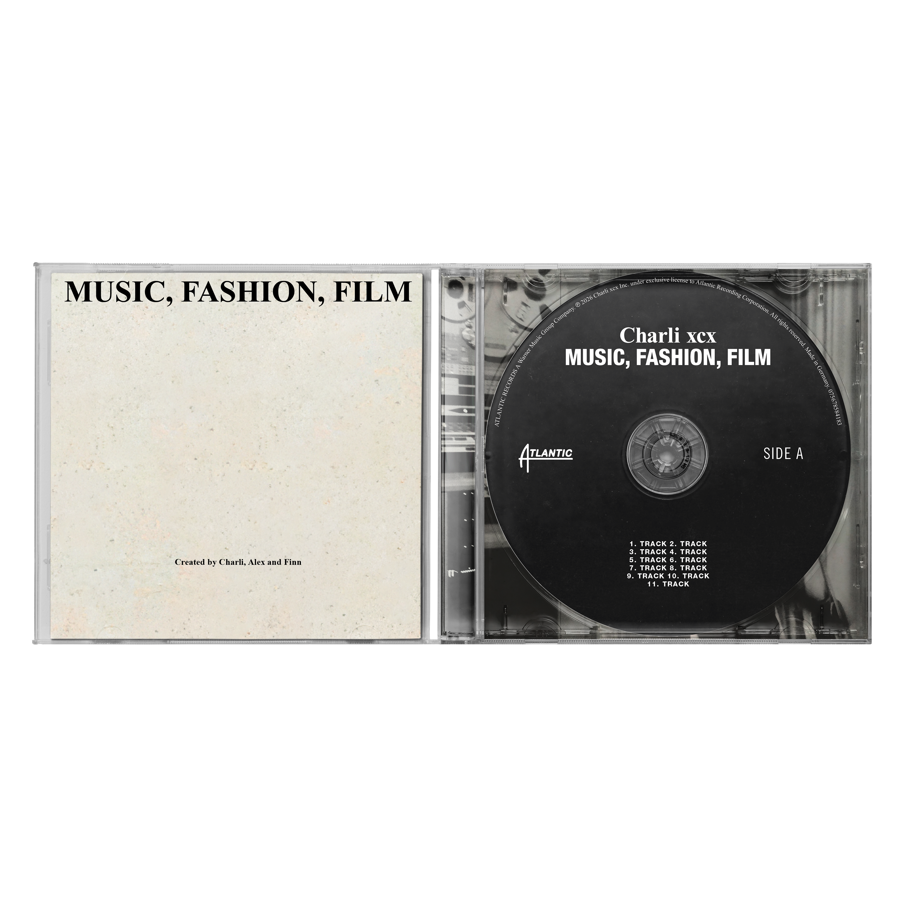 CHARLI XCX 'MUSIC, FASHION, FILM' CD