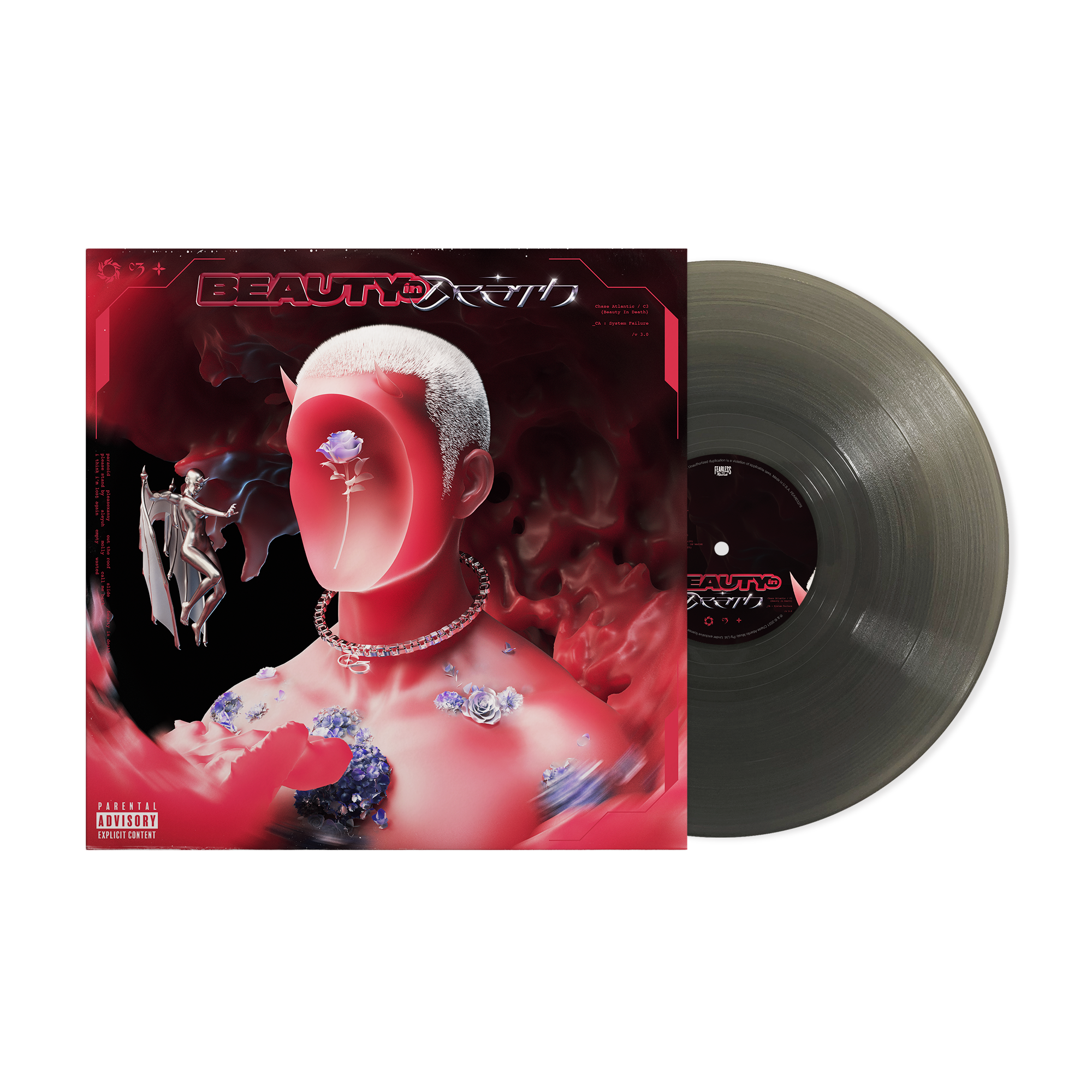 CHASE ATLANTIC ‘BEAUTY IN DEATH’ LP (Limited Edition – Only 500 Made, Black Ice Vinyl)