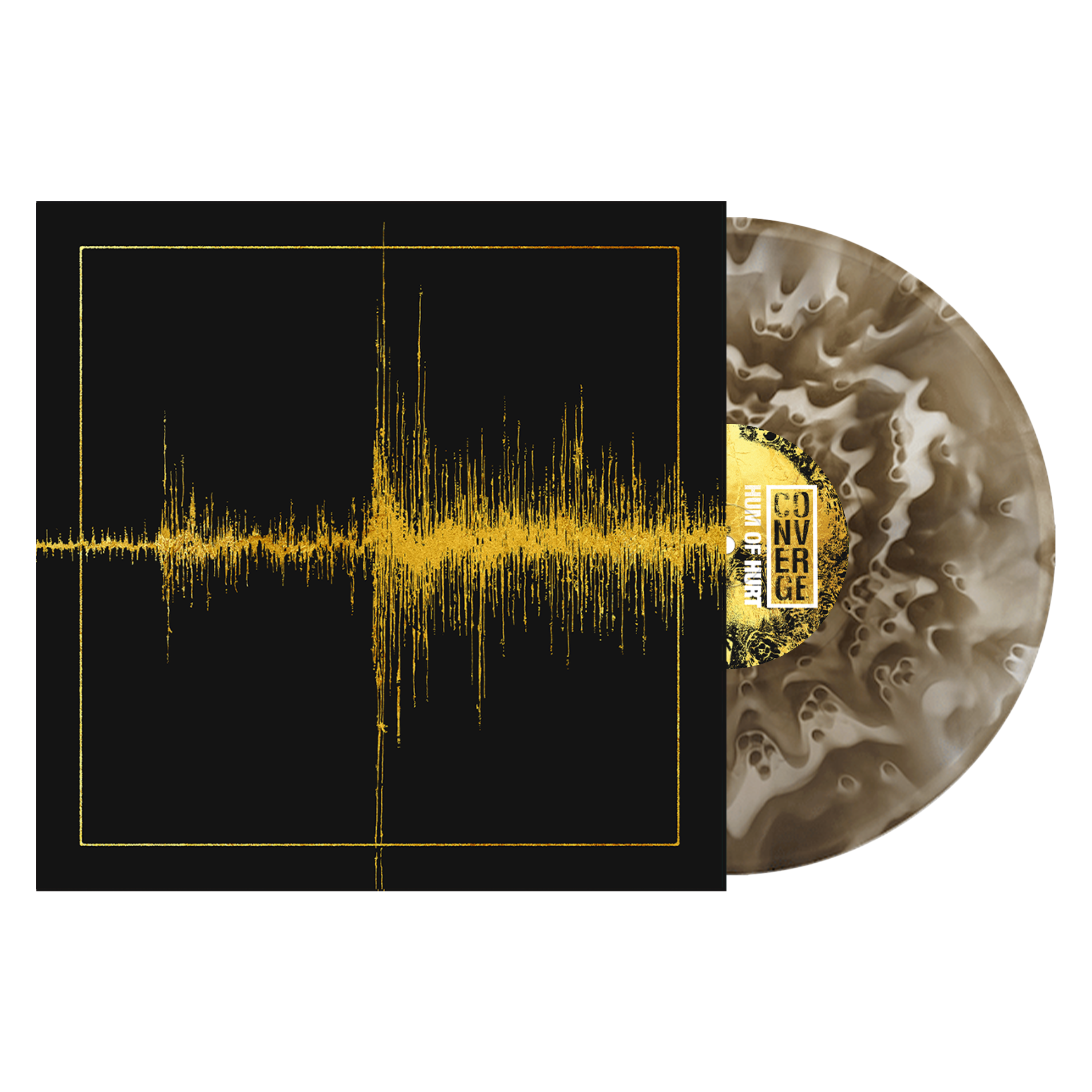 CONVERGE ‘HUM OF HURT’ LP (Exclusive – Limited to 500, Ghost Vinyl) + EXCLUSIVE SILKSCREEN WRAP