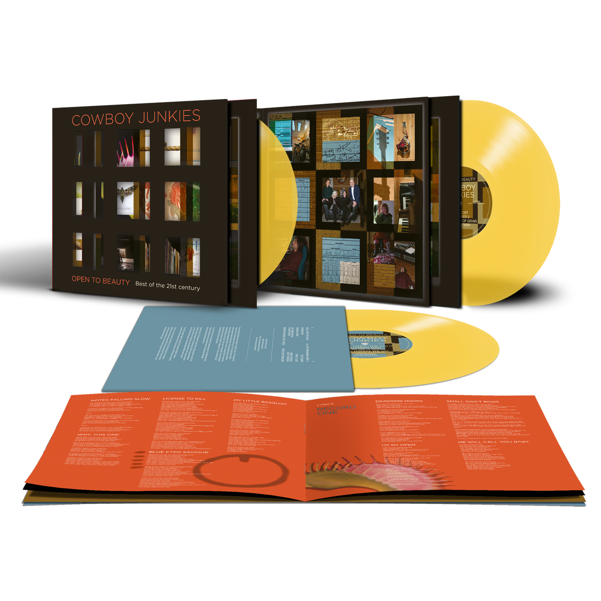 COWBOY JUNKIES 'OPEN TO BEAUTY: BEST OF THE 21ST CENTURY' 3LP (Transparent Yellow Vinyl)