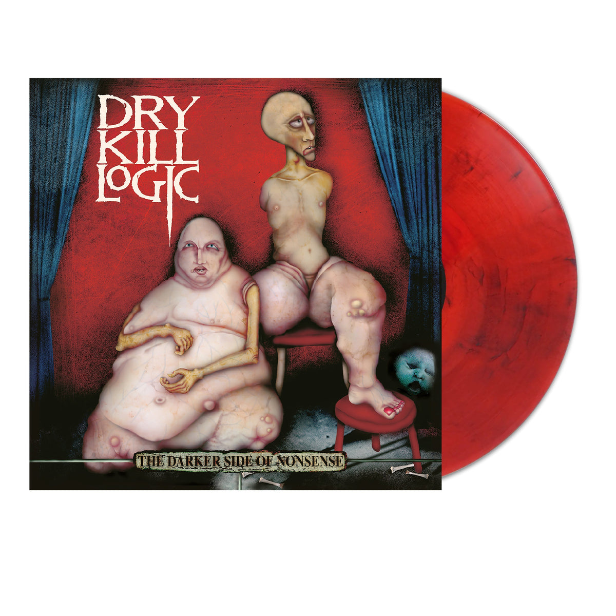 DRY KILL LOGIC'THE DARKER SIDE OF NONSENSE' LP (Exclusive ' Limited to 250, Red Smoke Vinyl)