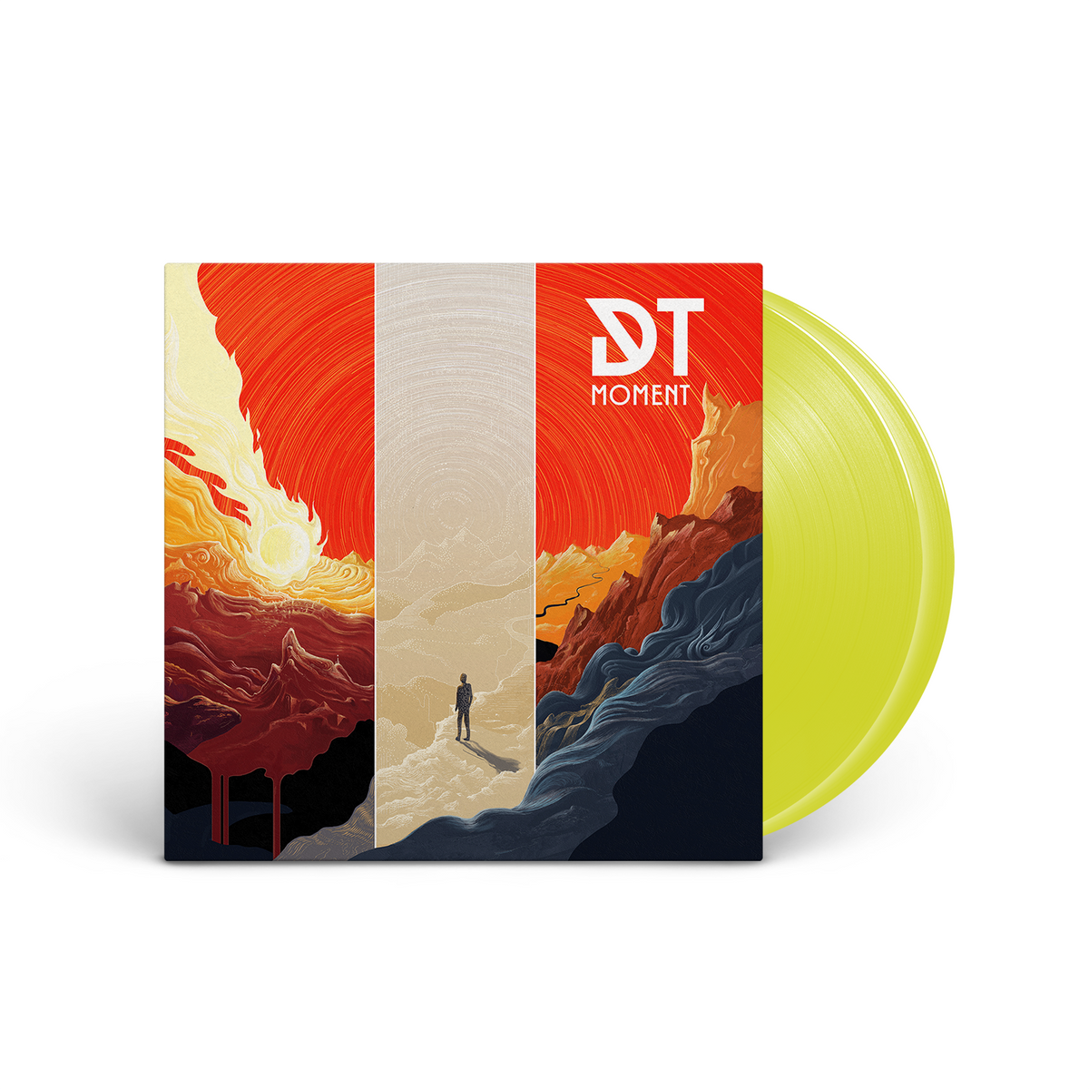 DARK TRANQUILLITY'MOMENT' 2LP (Limited Edition ' Only 200 Made, Translucent Highlighter Yellow Vinyl)