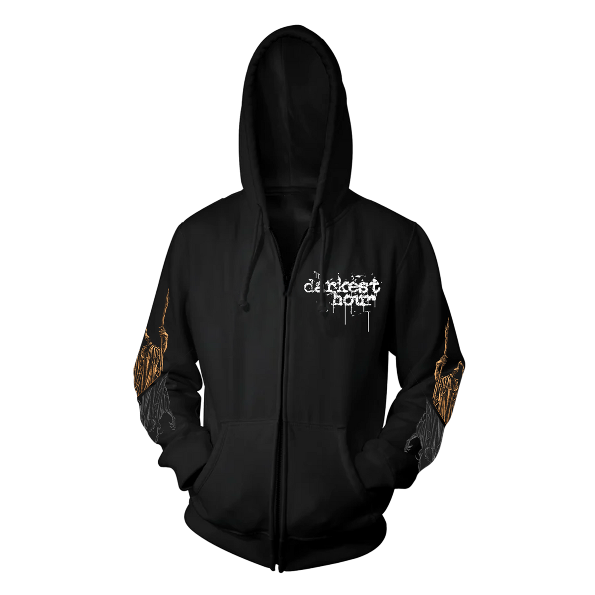 DARKEST HOUR DRAGON ZIP HOODIE
