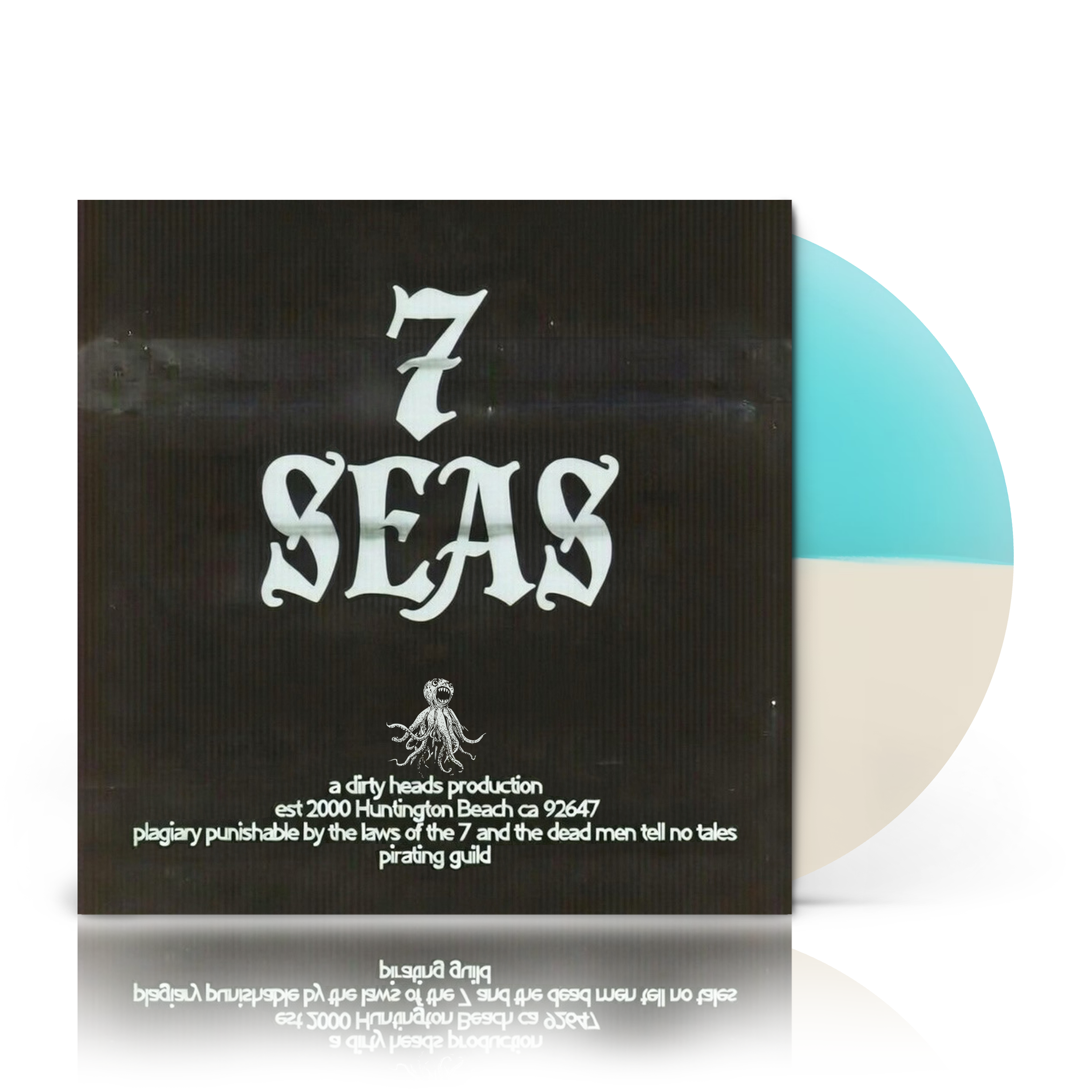 DIRTY HEADS ‘7 SEAS’ LP (Exclusive – Limited to 500, Shoreline Half & Half Vinyl)