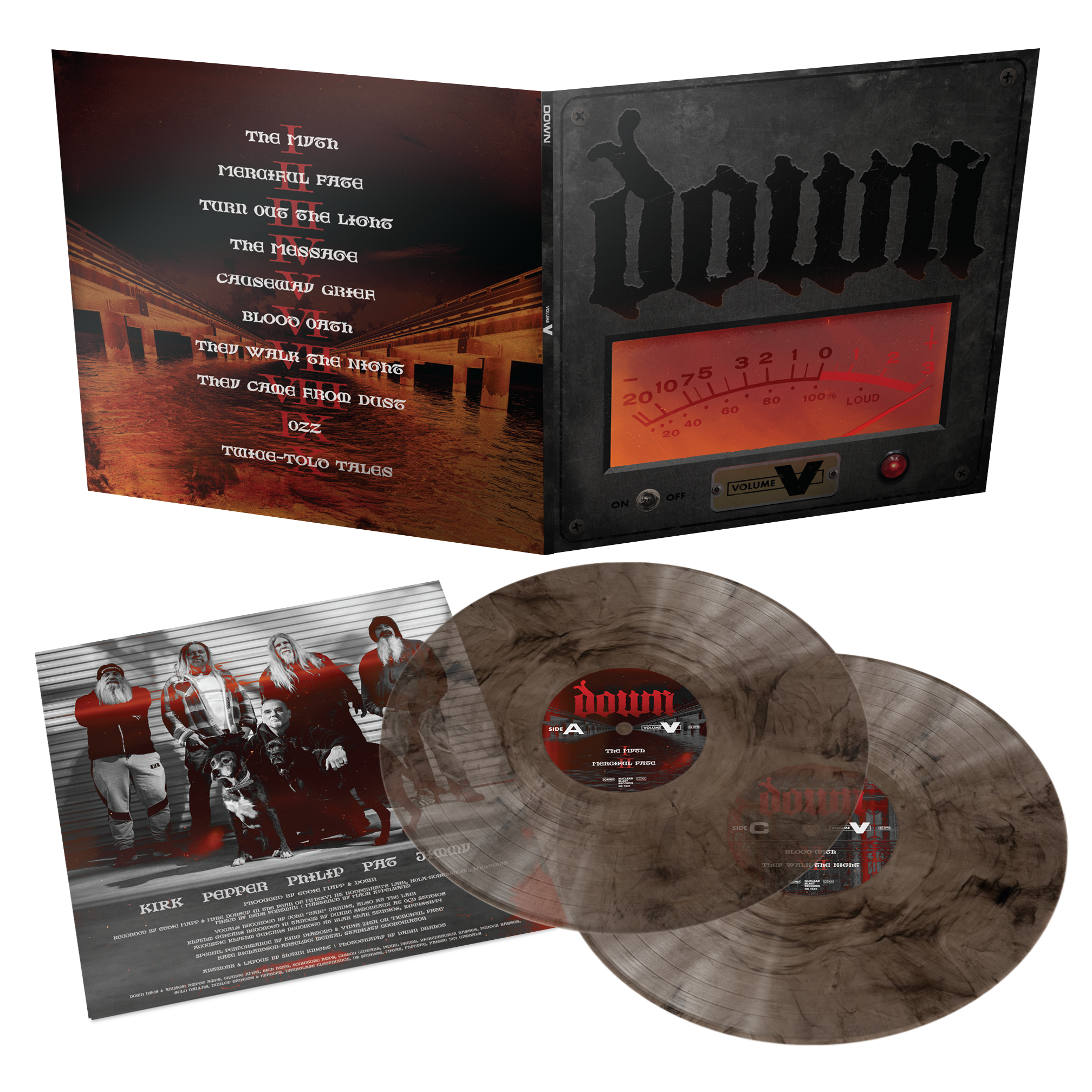 DOWN ‘VOLUME V’ 2LP (Exclusive – Limited to 500, Smoke Vinyl)