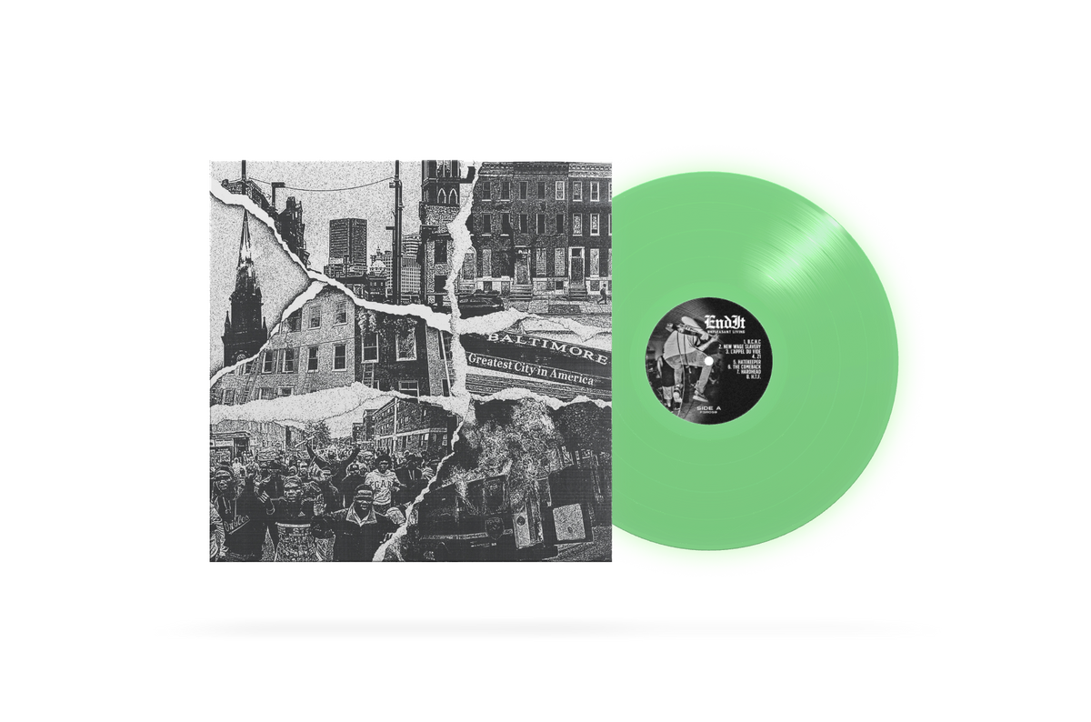 END IT'UNPLEASANT LIVING' (Limited Edition ' Only 300 made, Glow in the Dark Vinyl)